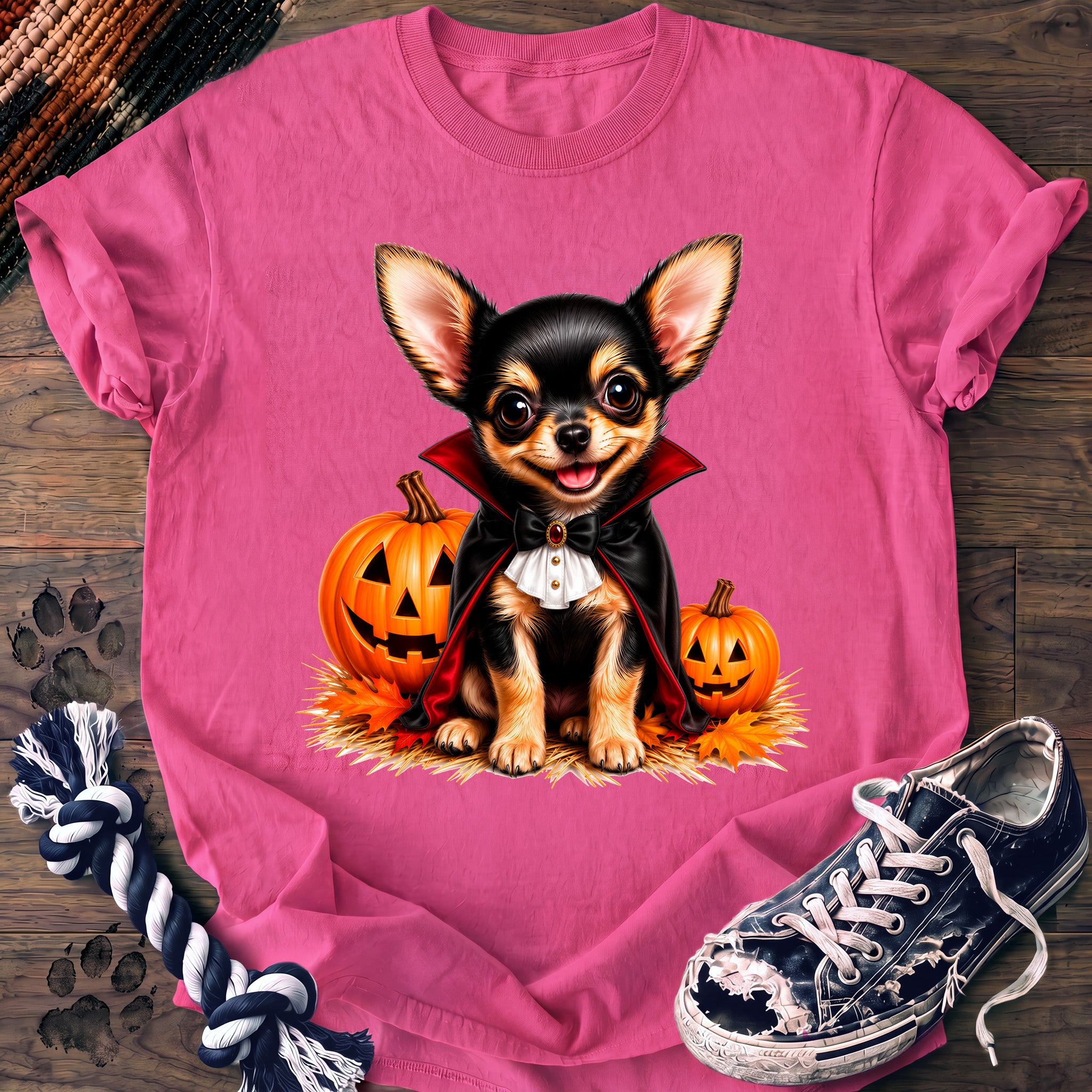 PAWSSION CLUB t-shirt in NeonPink color - SKU PC-0516