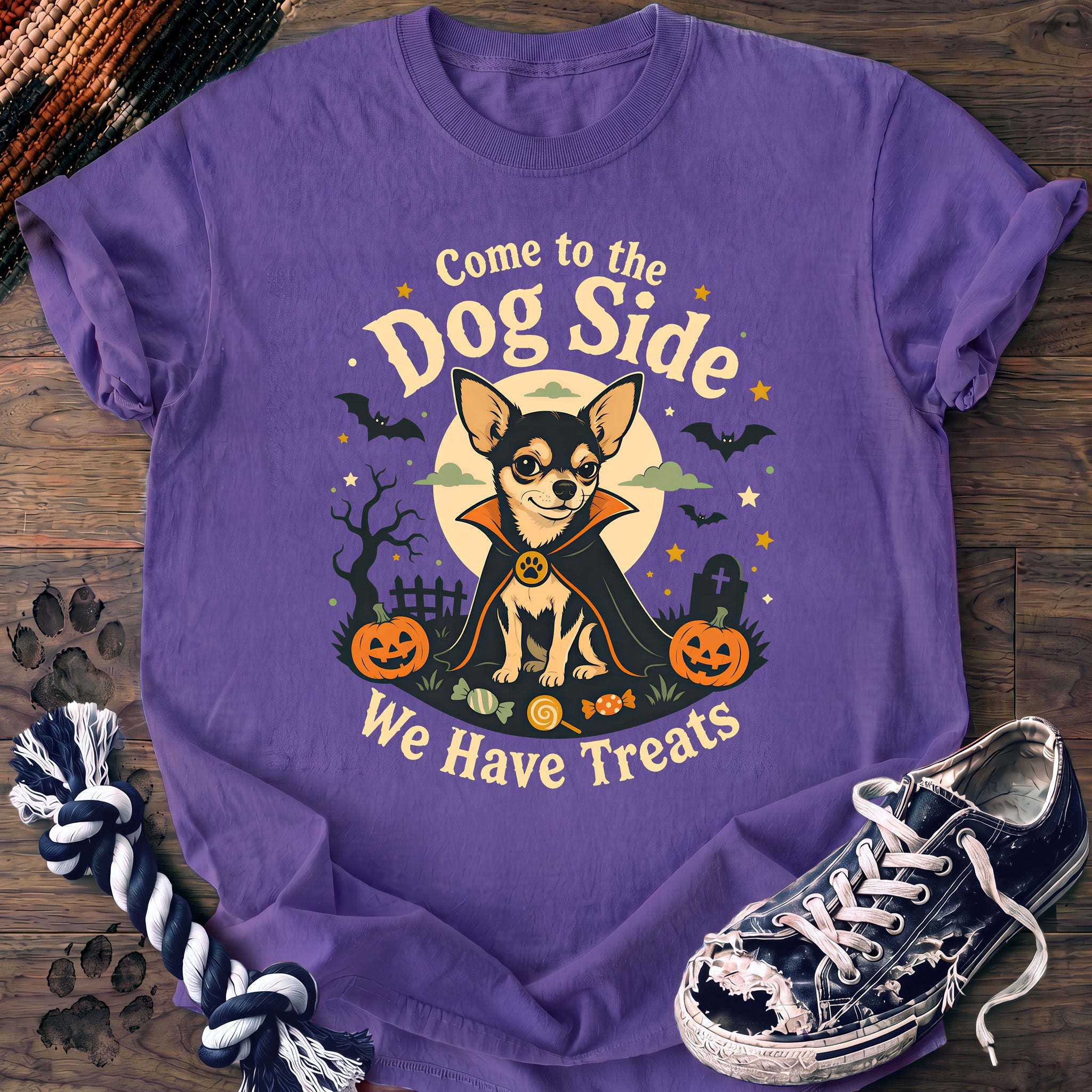 PAWSSION CLUB t-shirt in Violet color - SKU PC-0517