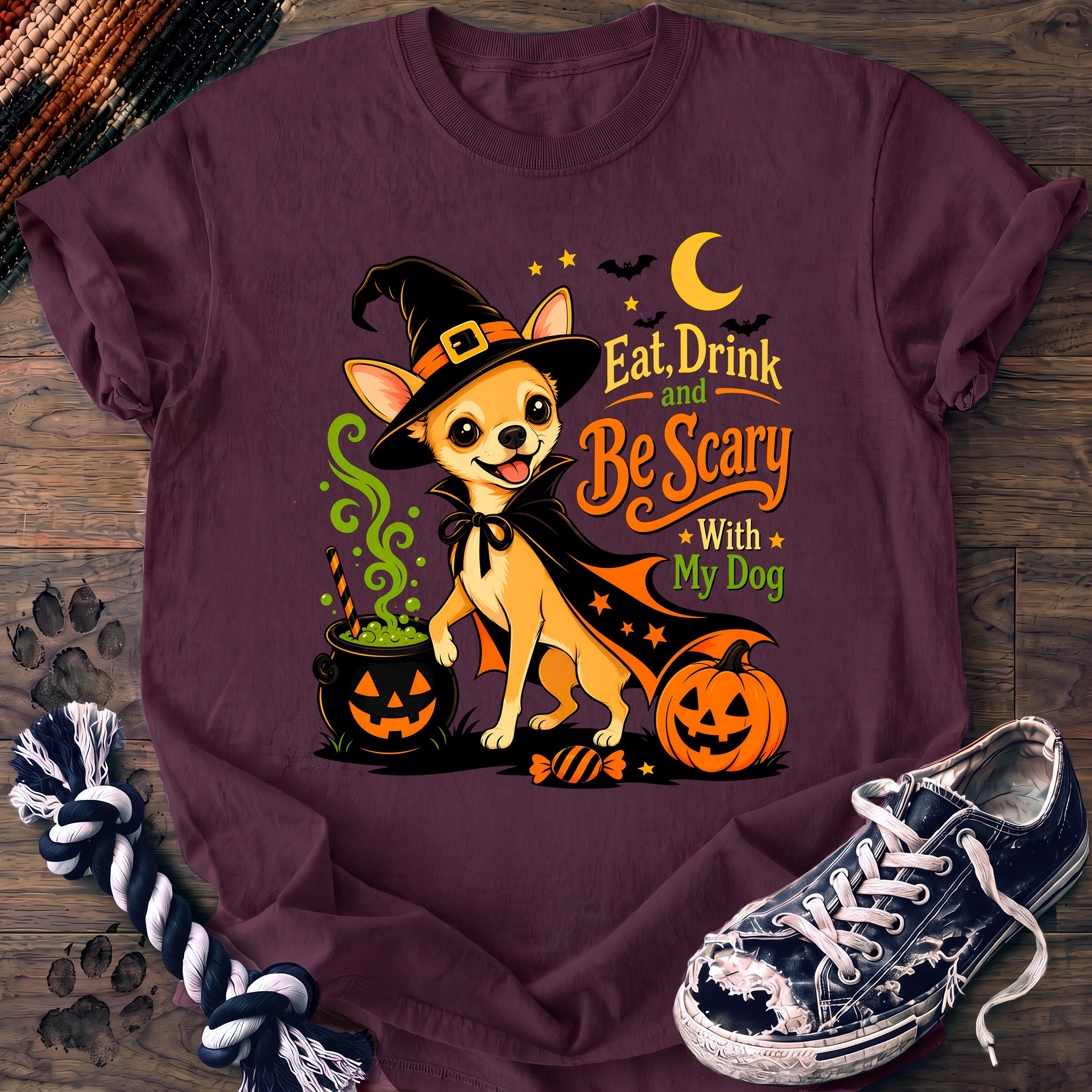 PAWSSION CLUB t-shirt in Berry color - SKU PC-0519