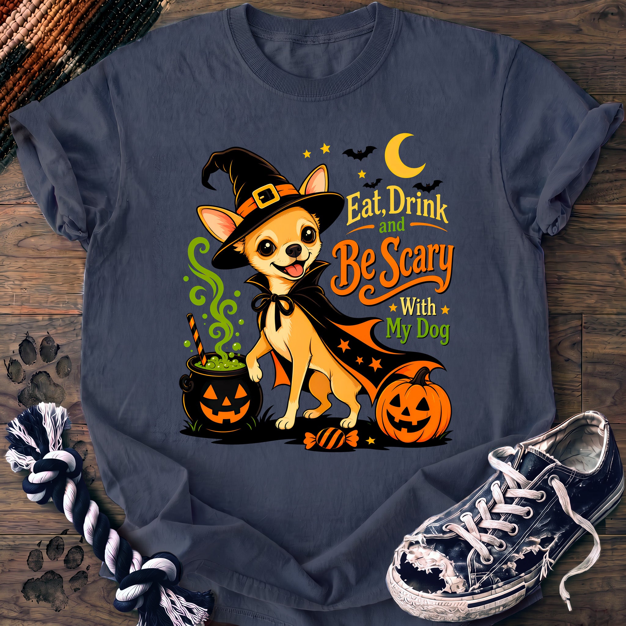 PAWSSION CLUB t-shirt in BlueJean color - SKU PC-0519