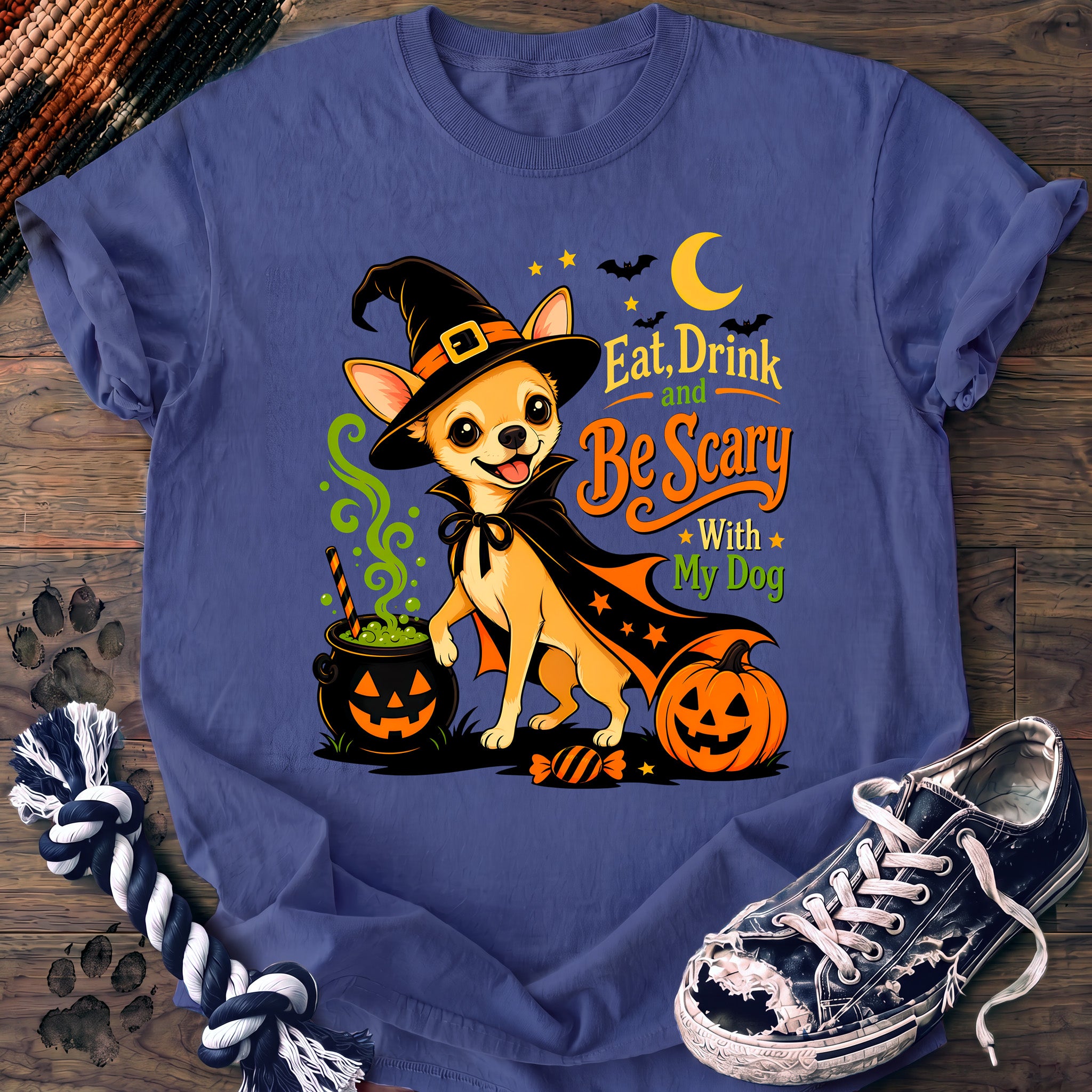 PAWSSION CLUB t-shirt in FloBlue color - SKU PC-0519