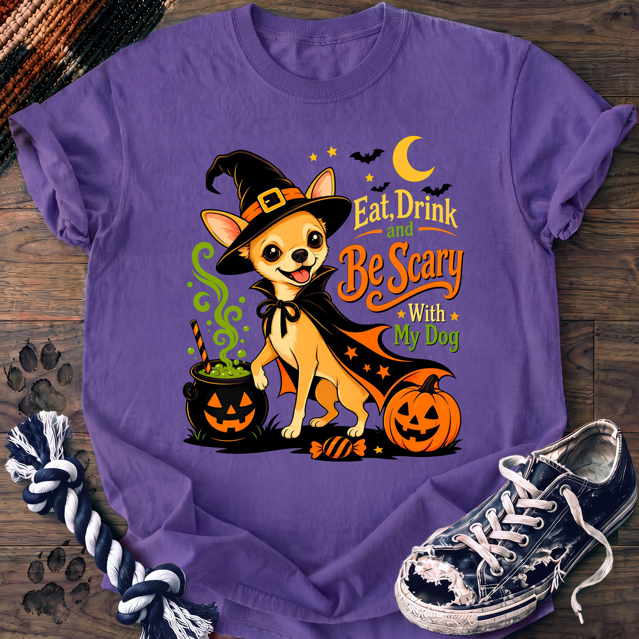 PAWSSION CLUB t-shirt in Violet color - SKU PC-0519