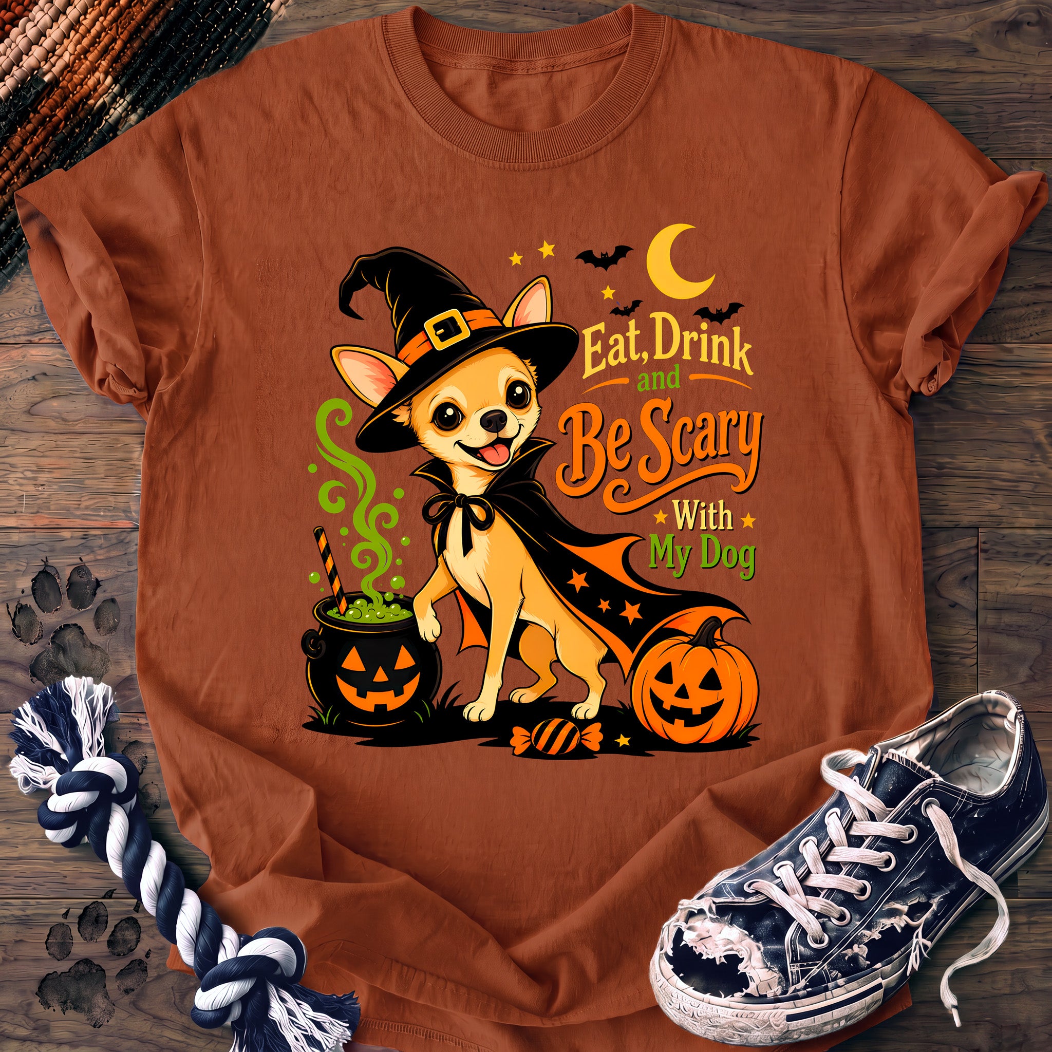 PAWSSION CLUB t-shirt in Yam color - SKU PC-0519