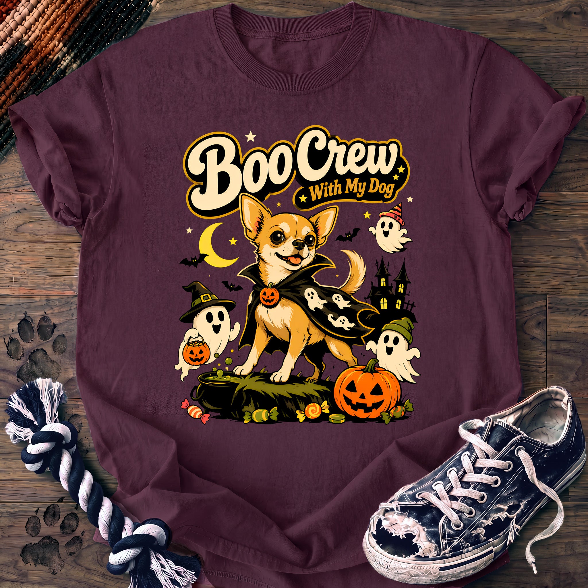 PAWSSION CLUB t-shirt in Berry color - SKU PC-0520