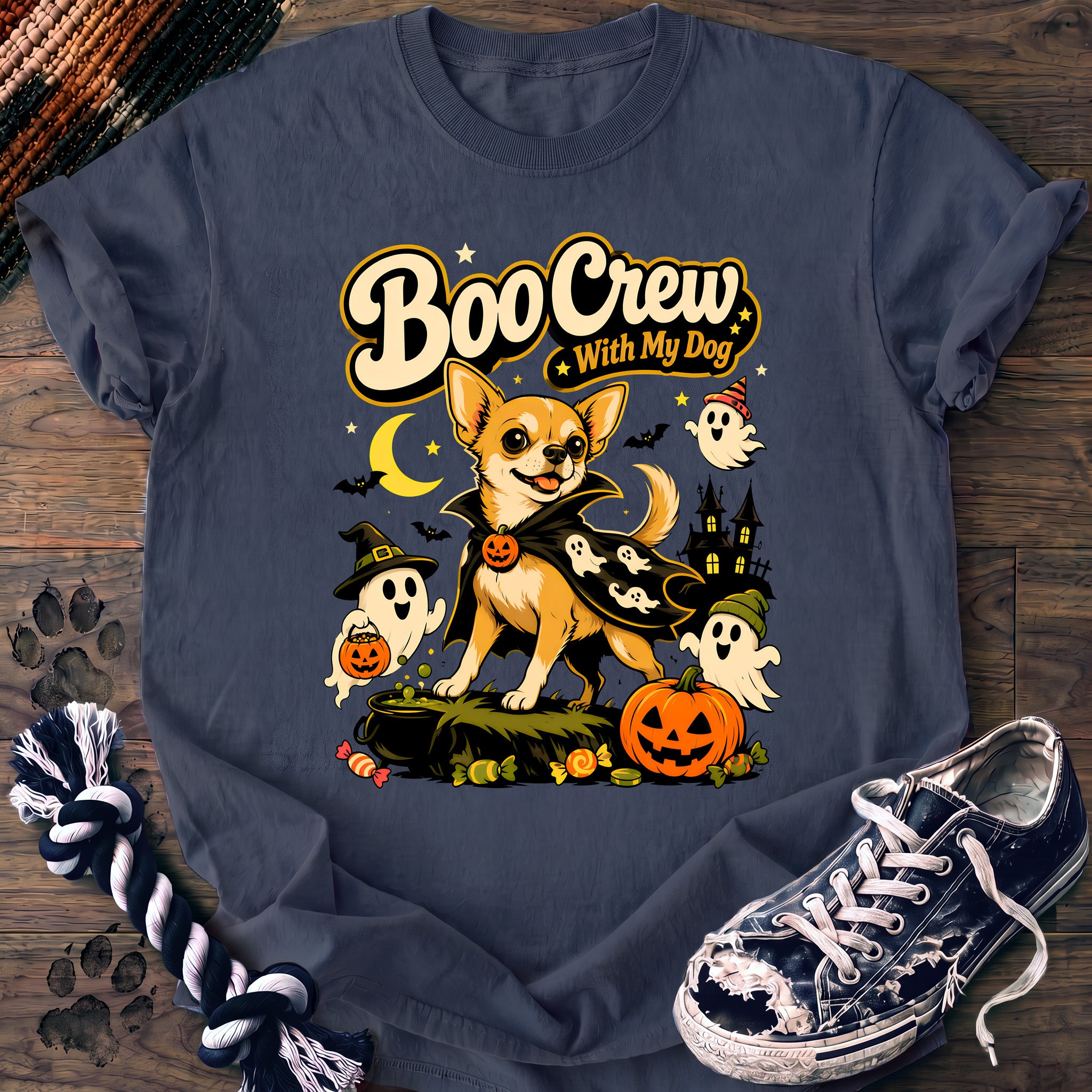 PAWSSION CLUB t-shirt in BlueJean color - SKU PC-0520