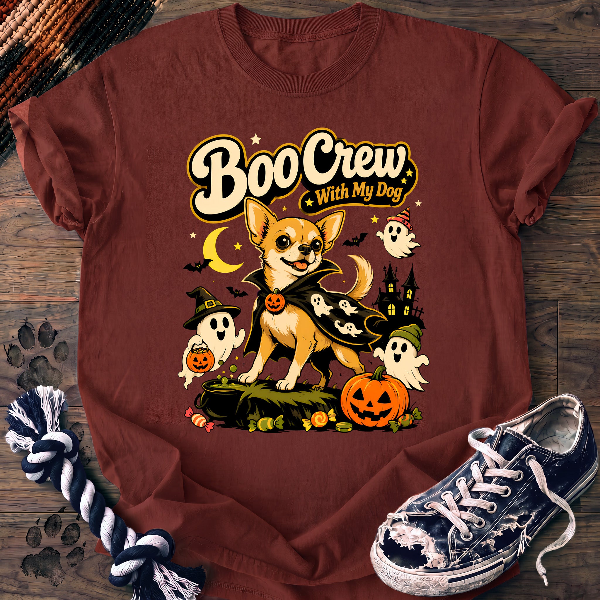 PAWSSION CLUB t-shirt in Brick color - SKU PC-0520