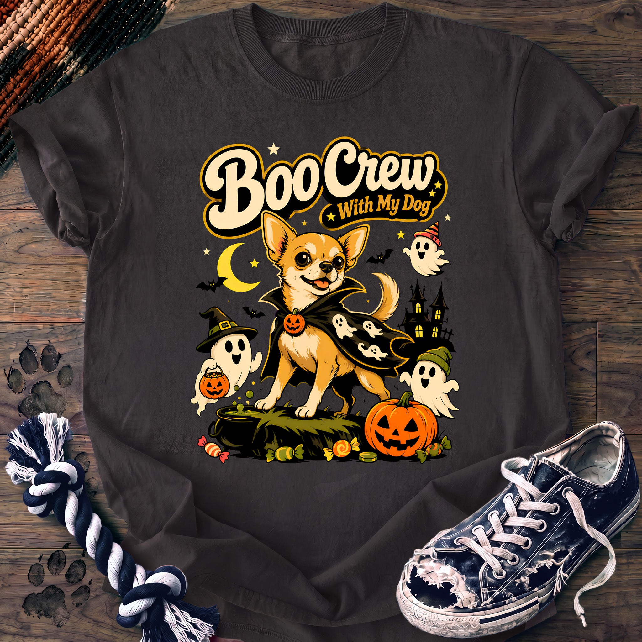 PAWSSION CLUB t-shirt in Graphite color - SKU PC-0520