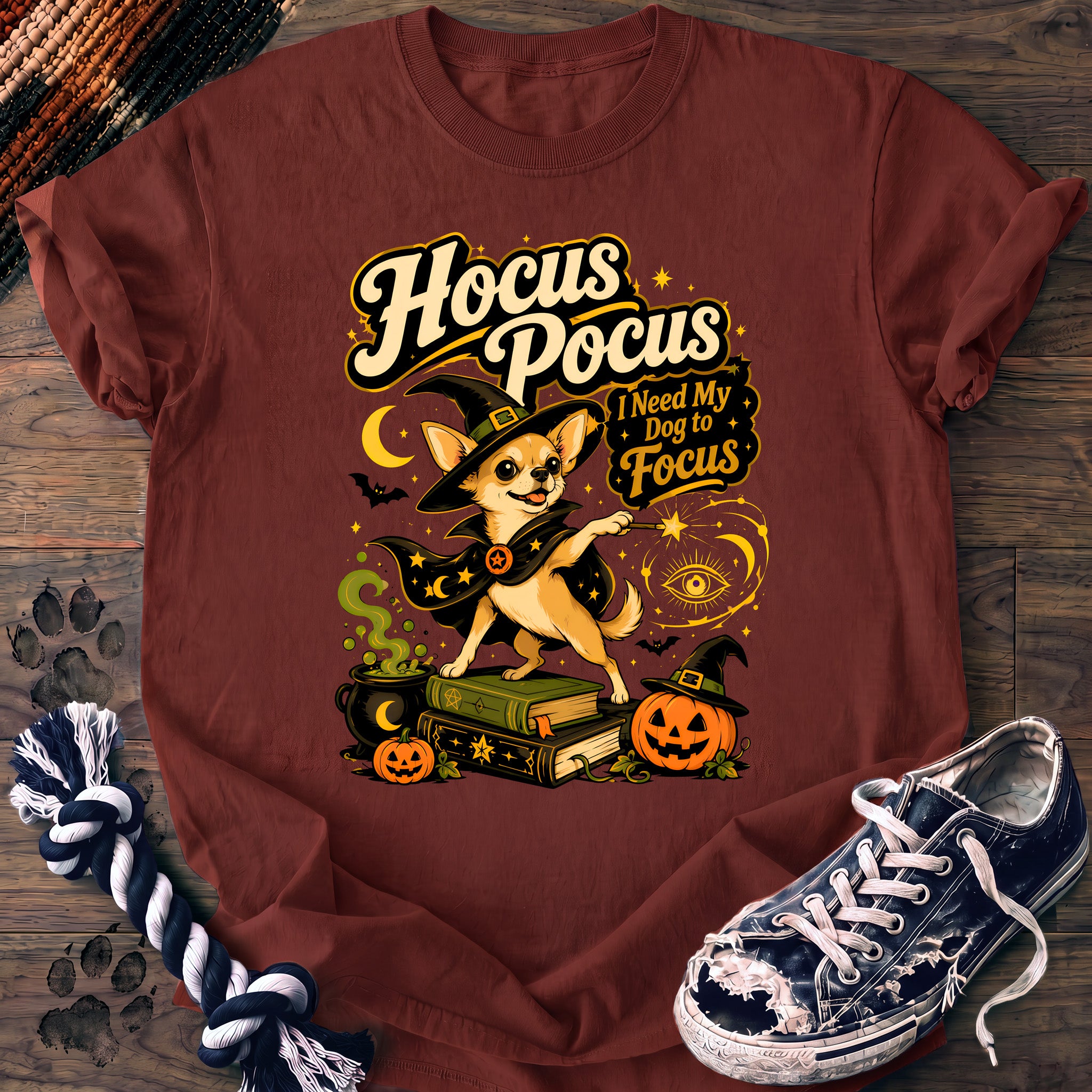 PAWSSION CLUB t-shirt in Brick color - SKU PC-0522