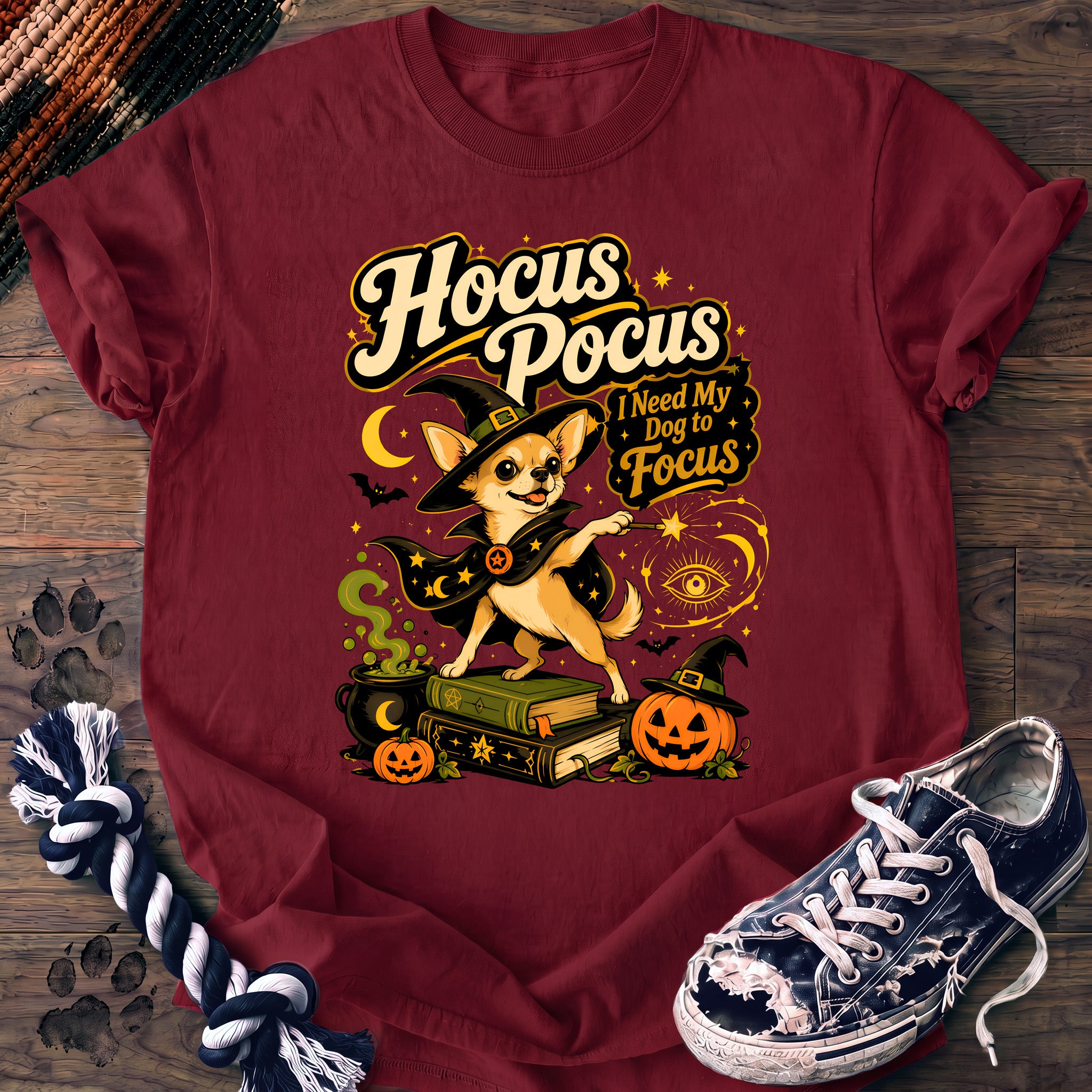 PAWSSION CLUB t-shirt in Crimson color - SKU PC-0522