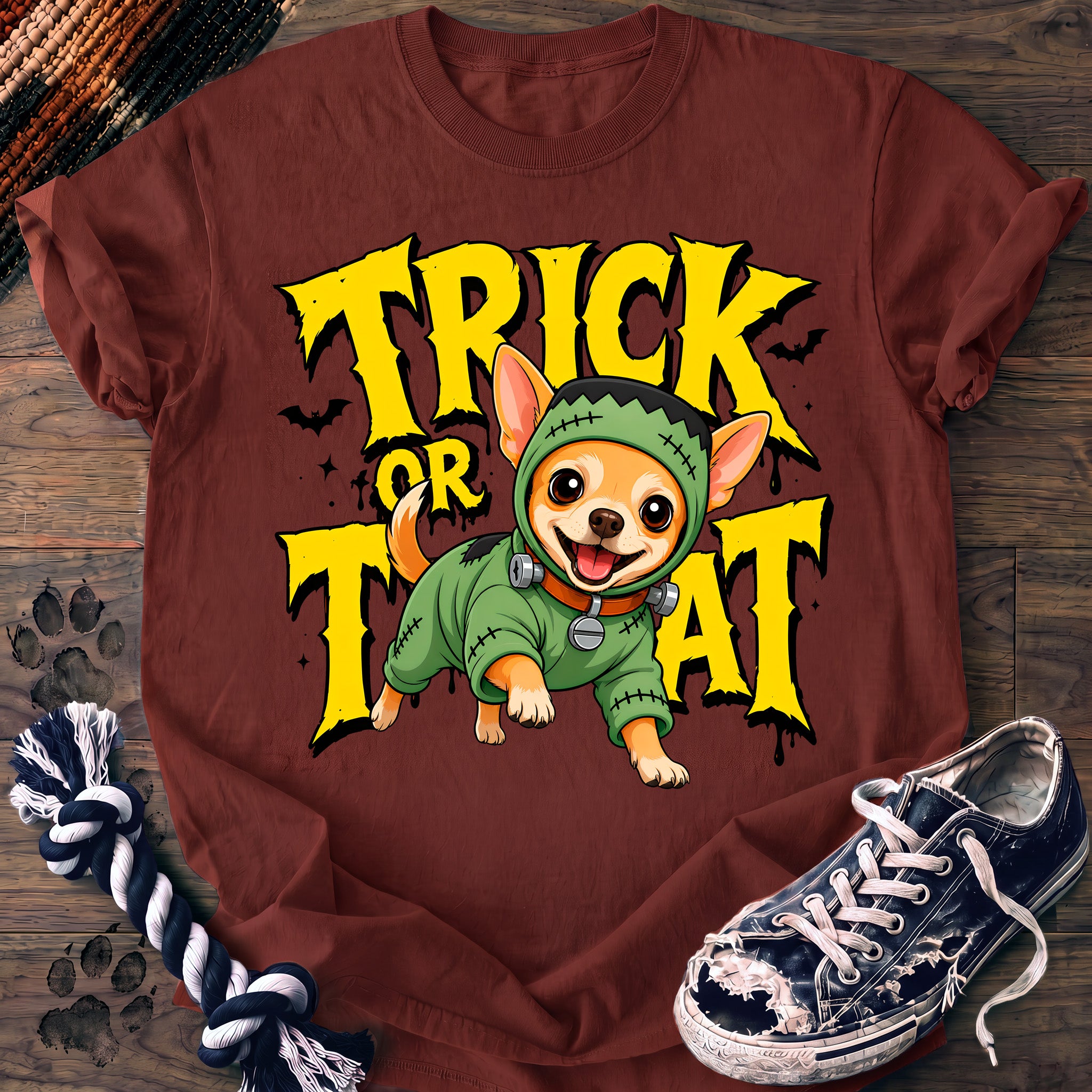 PAWSSION CLUB t-shirt in Brick color - SKU PC-0523