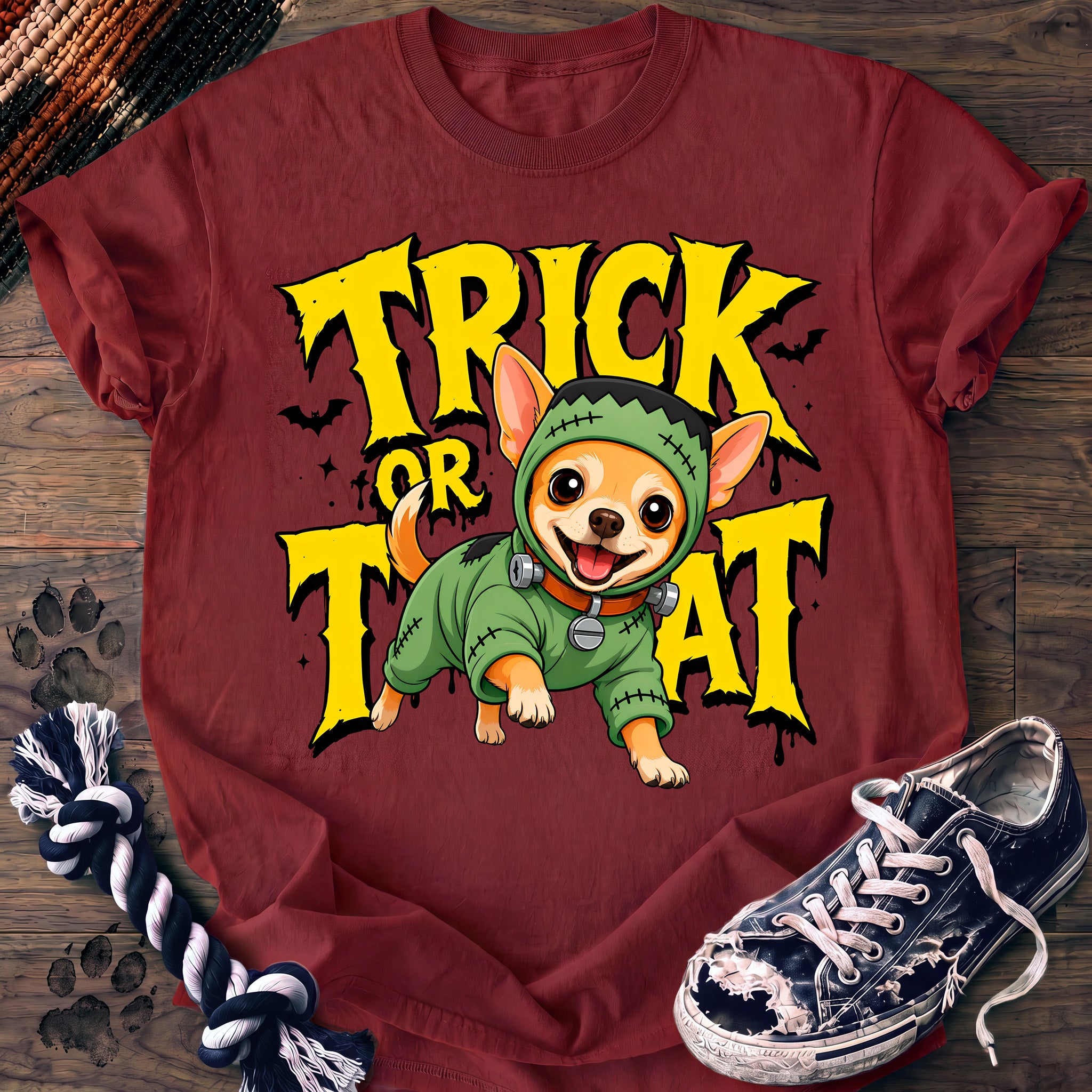 PAWSSION CLUB t-shirt in Chili color - SKU PC-0523