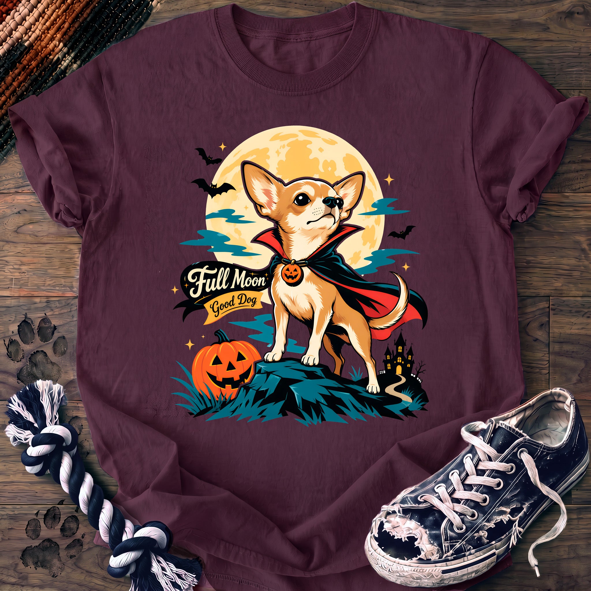 PAWSSION CLUB t-shirt in Berry color - SKU PC-0524