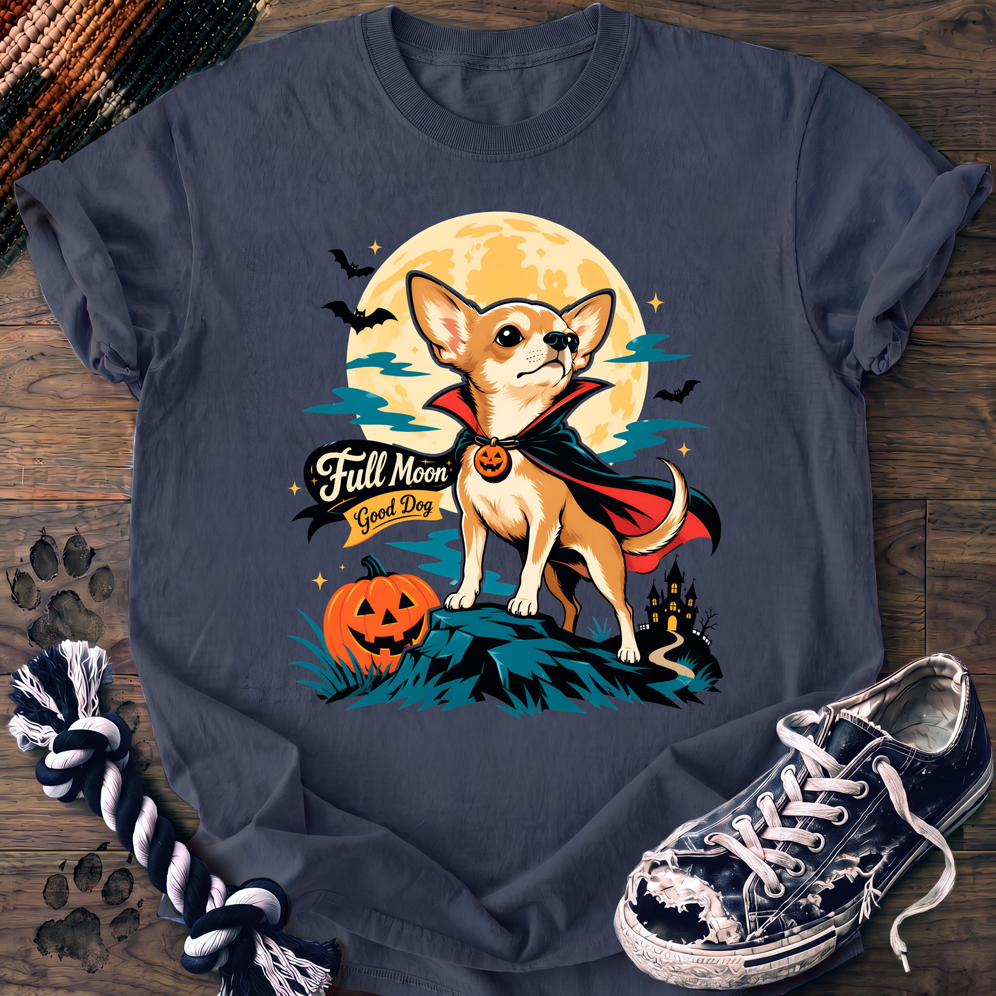 PAWSSION CLUB t-shirt in BlueJean color - SKU PC-0524