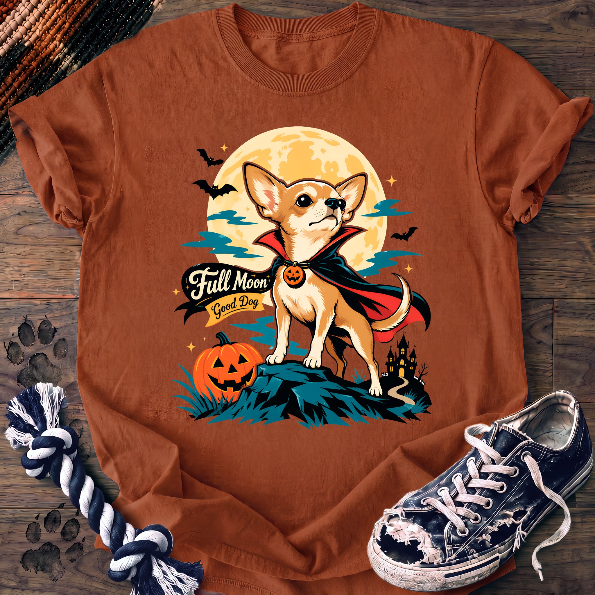 PAWSSION CLUB t-shirt in Yam color - SKU PC-0524