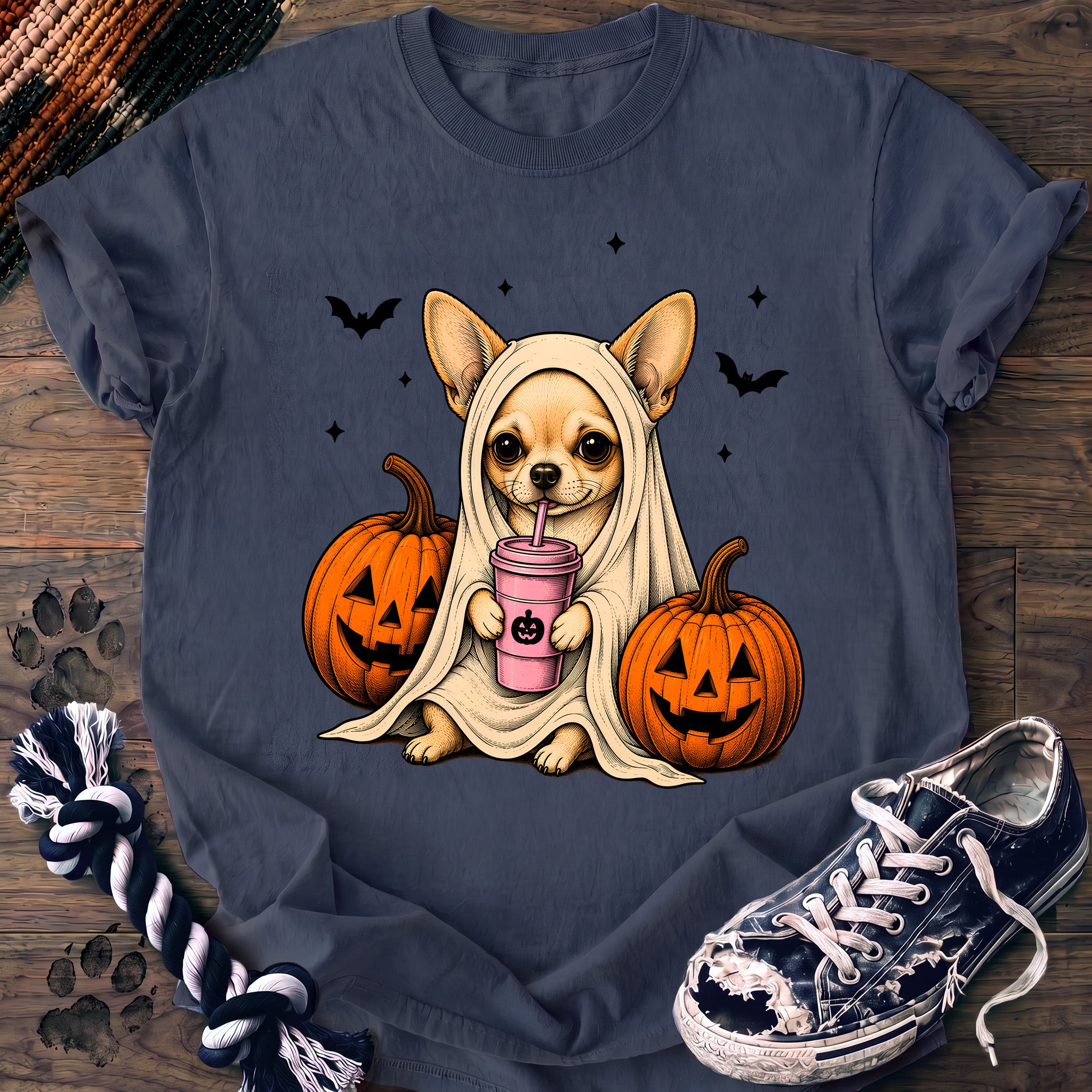 PAWSSION CLUB t-shirt in BlueJean color - SKU PC-0525