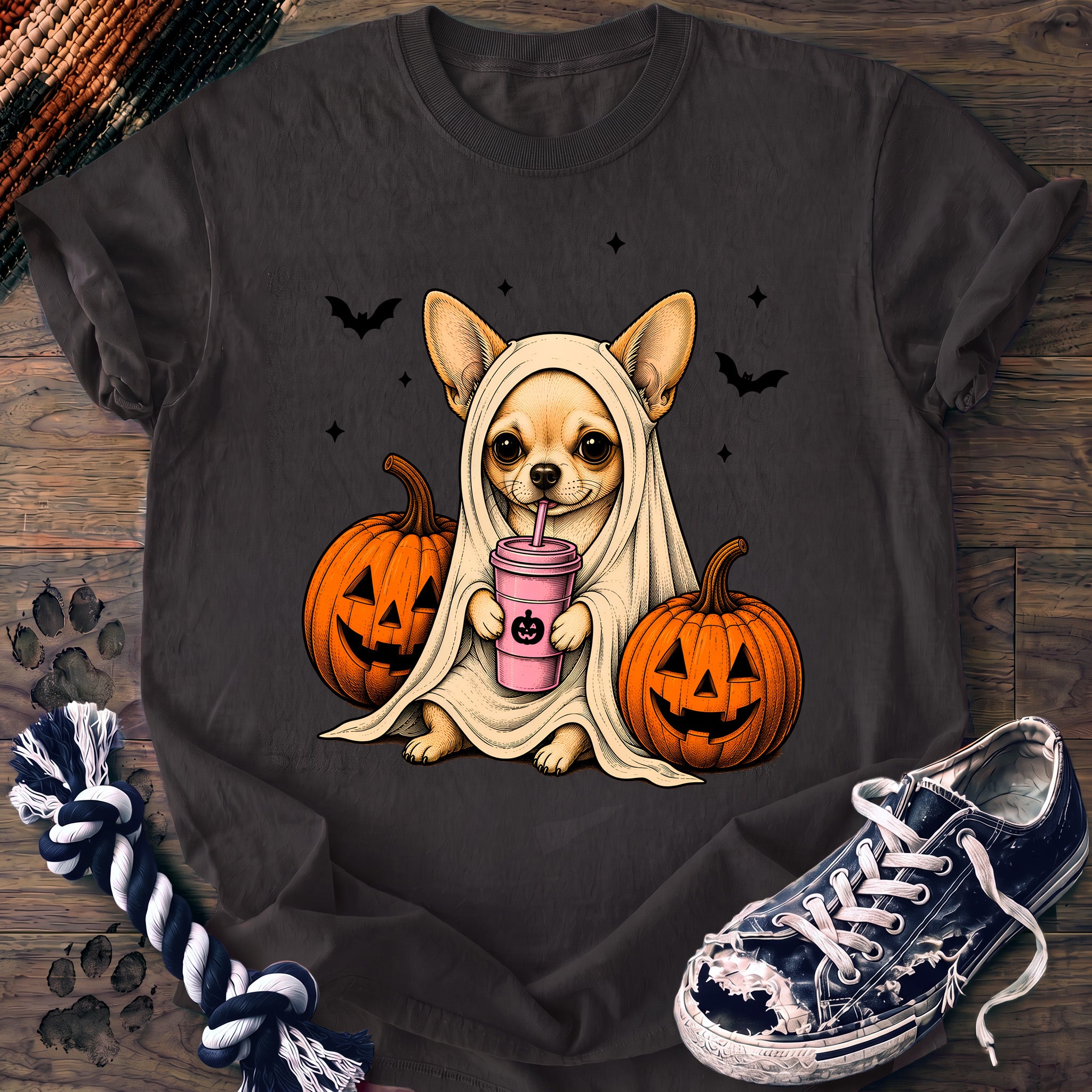 PAWSSION CLUB t-shirt in Graphite color - SKU PC-0525