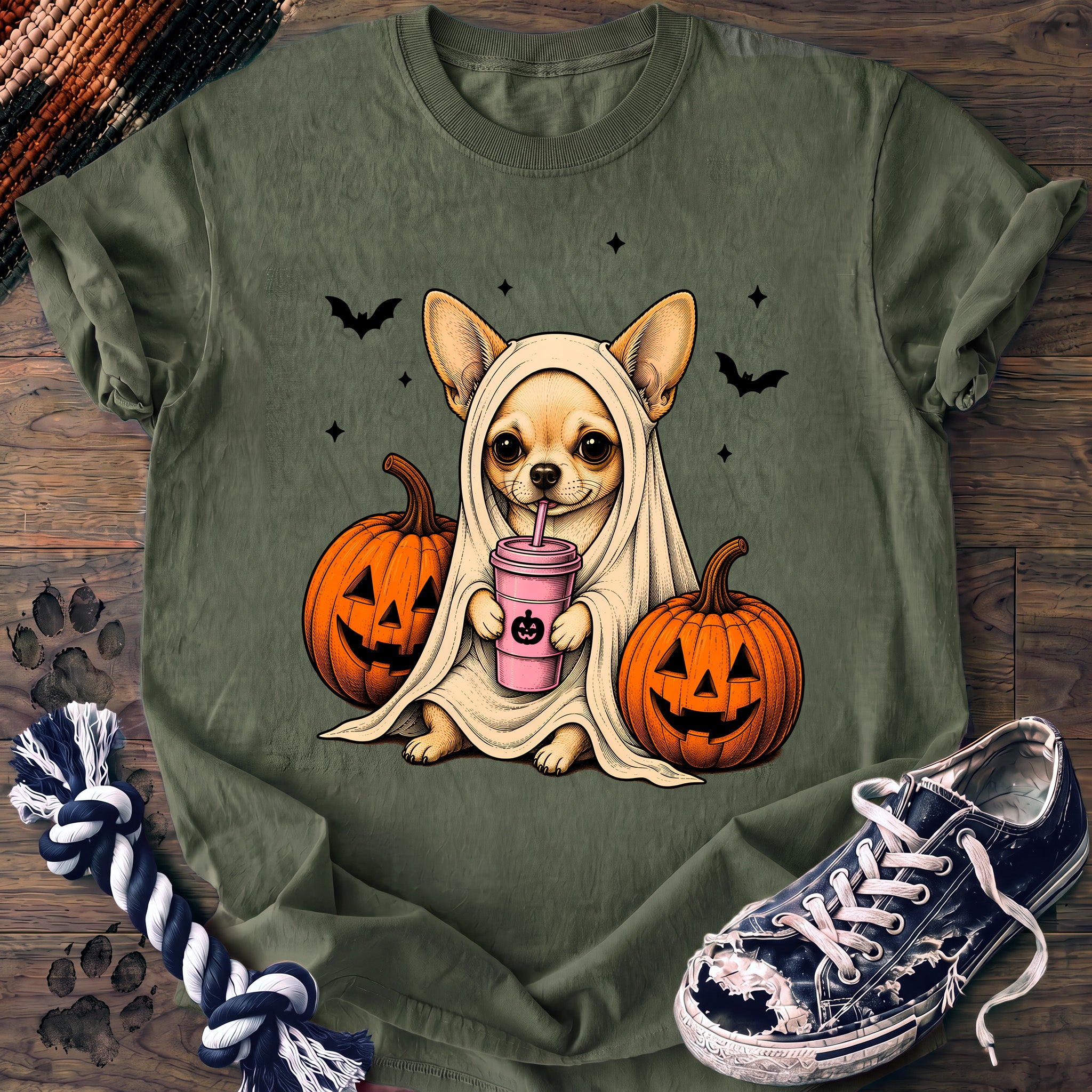 PAWSSION CLUB t-shirt in LightGreen color - SKU PC-0525