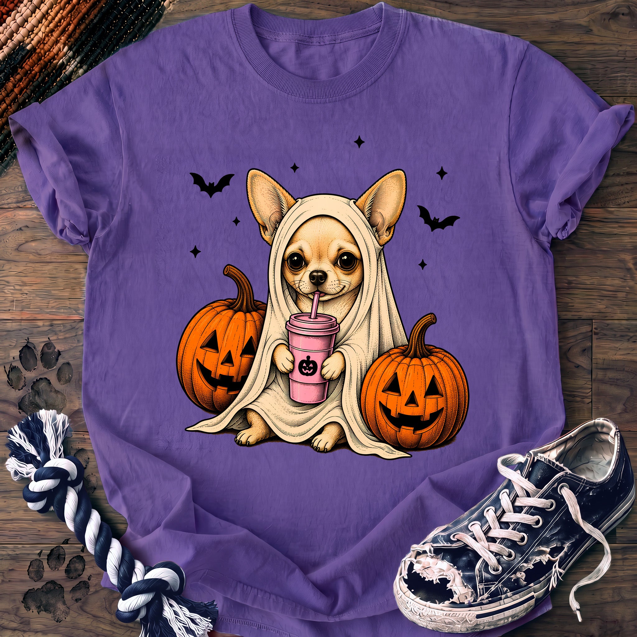 PAWSSION CLUB t-shirt in Violet color - SKU PC-0525