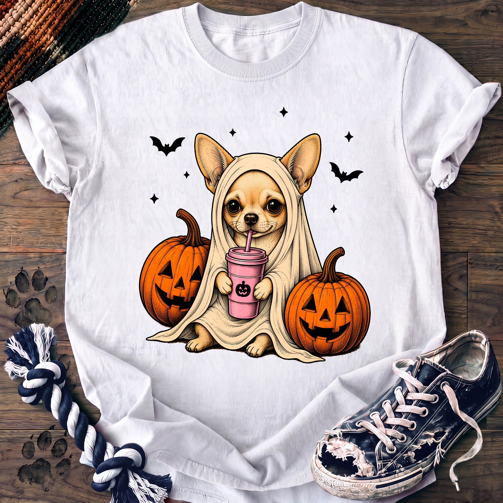 PAWSSION CLUB t-shirt in White color - SKU PC-0525