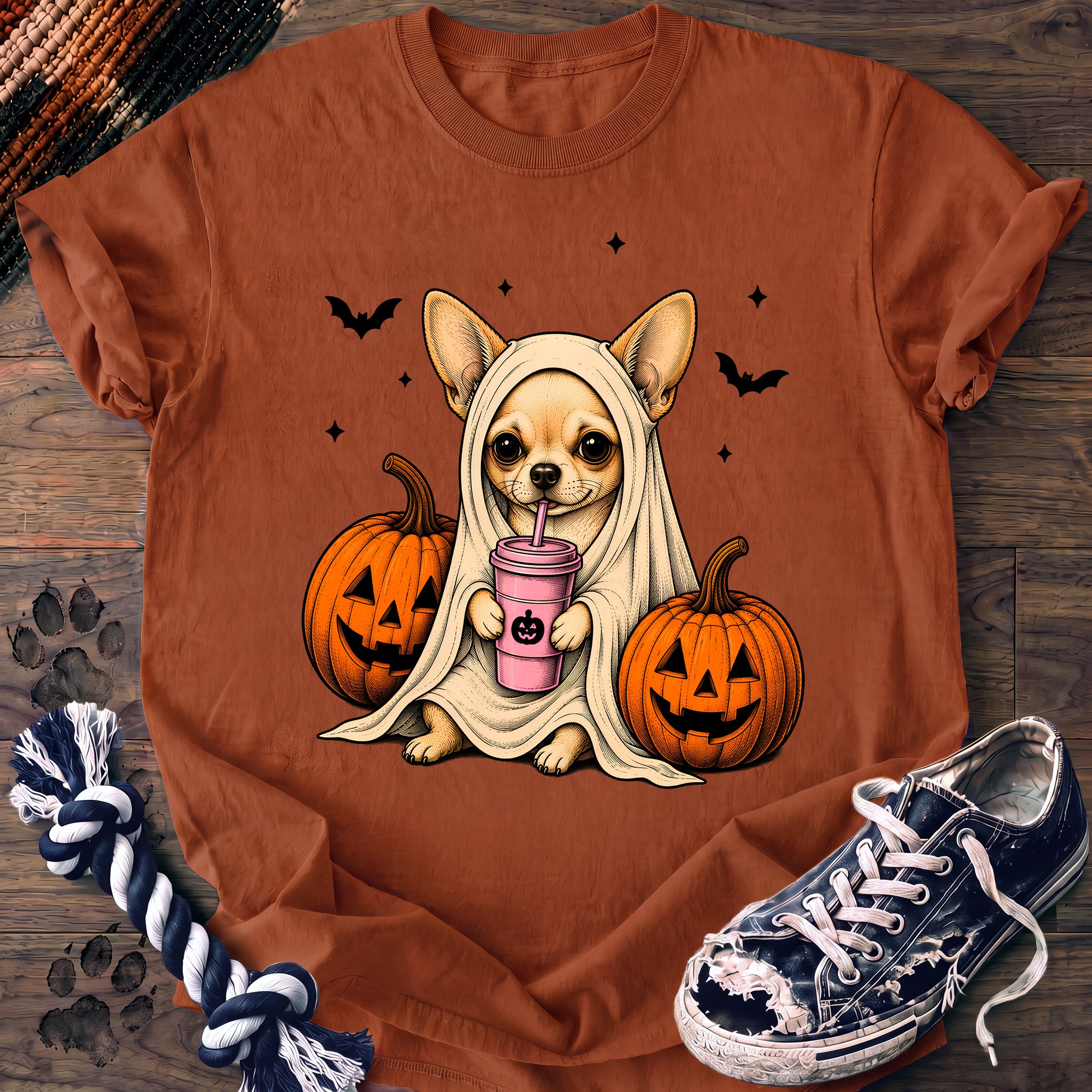PAWSSION CLUB t-shirt in Yam color - SKU PC-0525