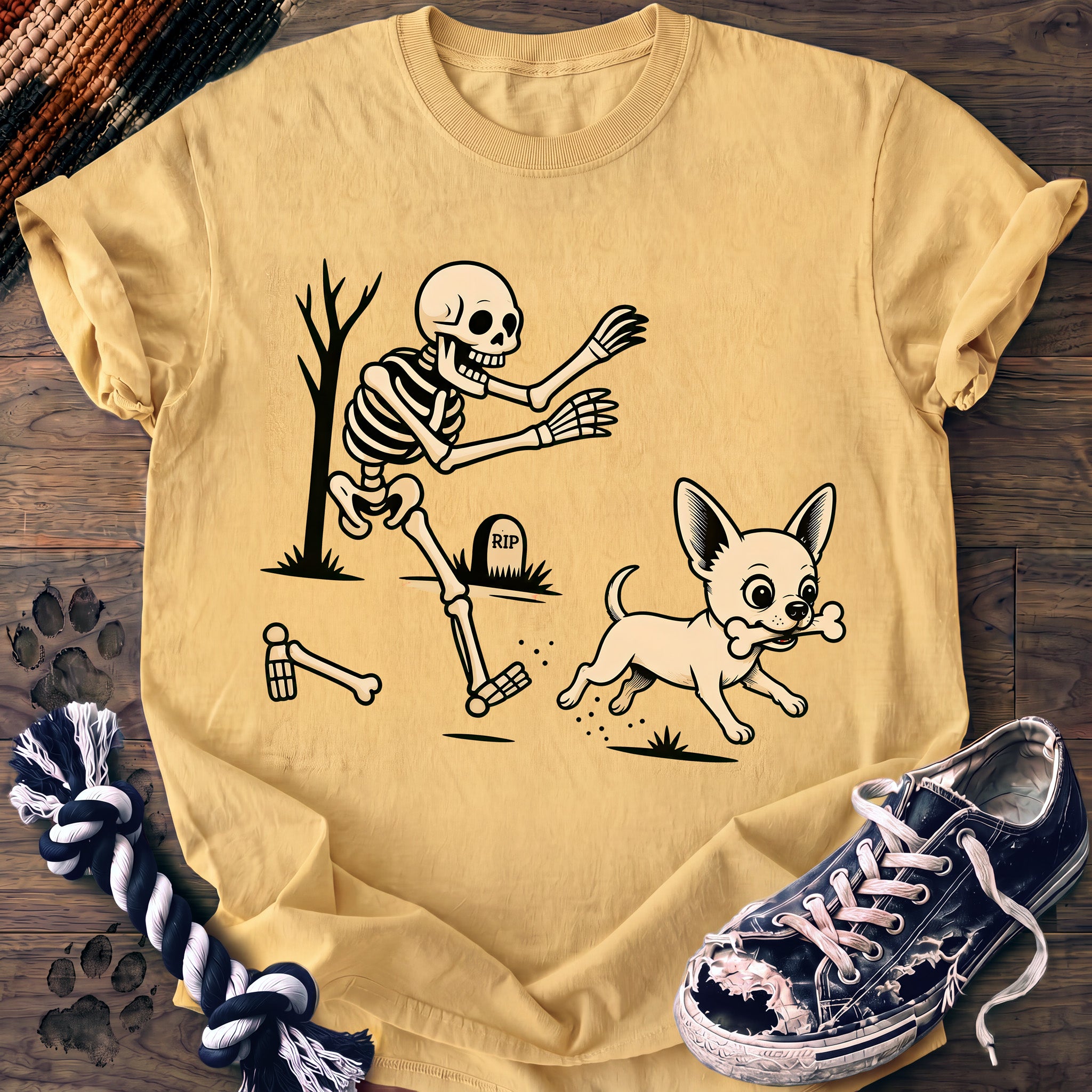 PAWSSION CLUB t-shirt in Butter color - SKU PC-0527