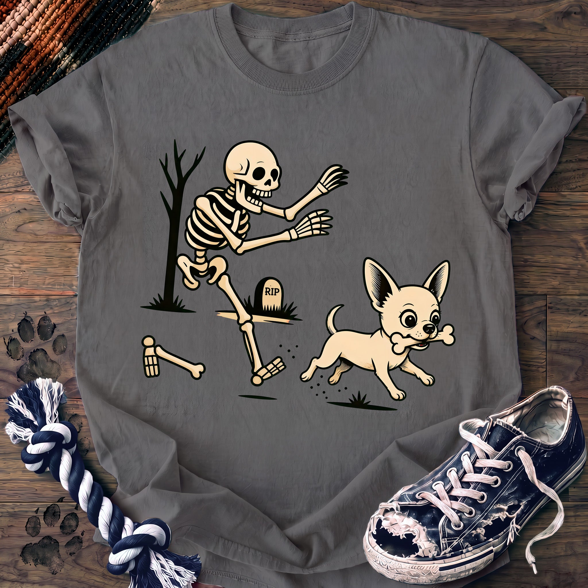 PAWSSION CLUB t-shirt in Grey color - SKU PC-0527