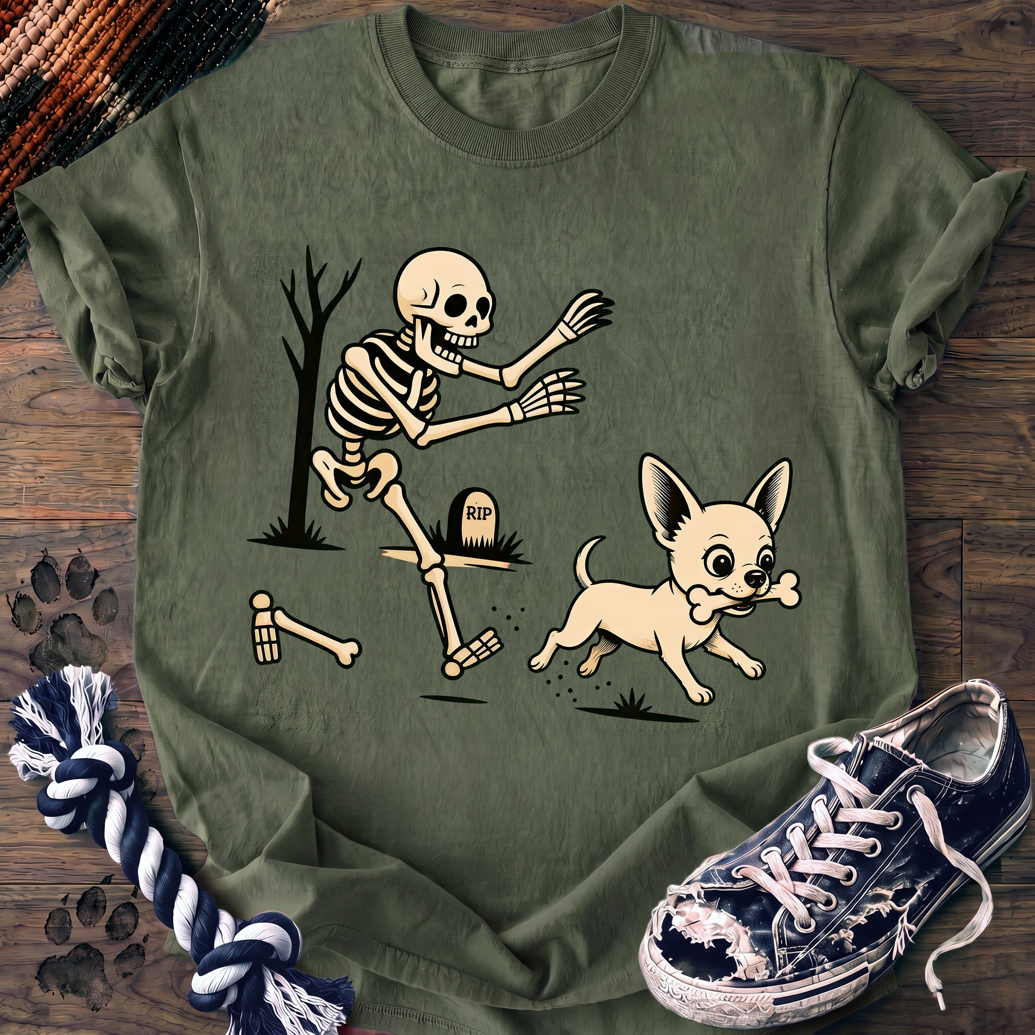 PAWSSION CLUB t-shirt in LightGreen color - SKU PC-0527
