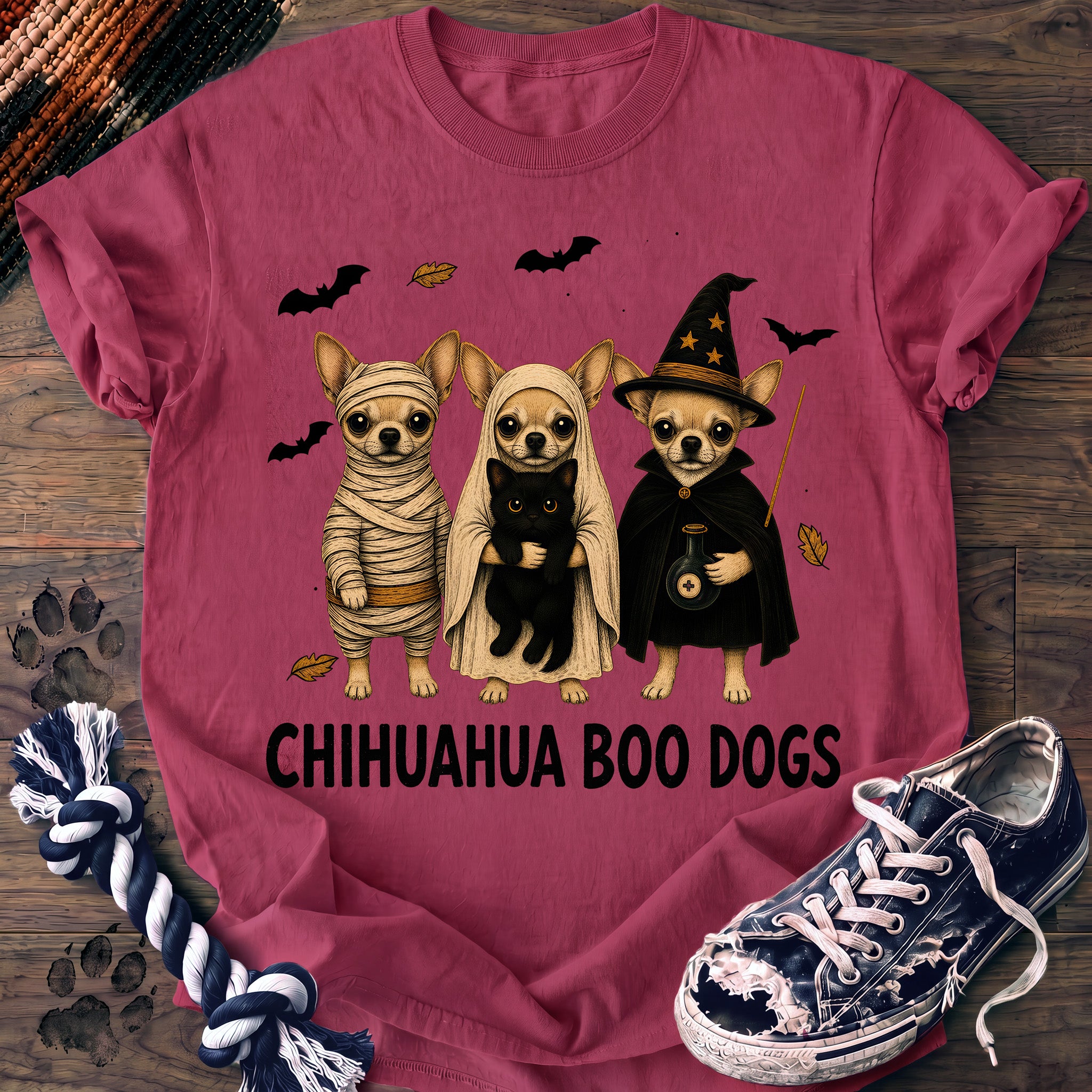 PAWSSION CLUB t-shirt in Crunchberry color - SKU PC-0529