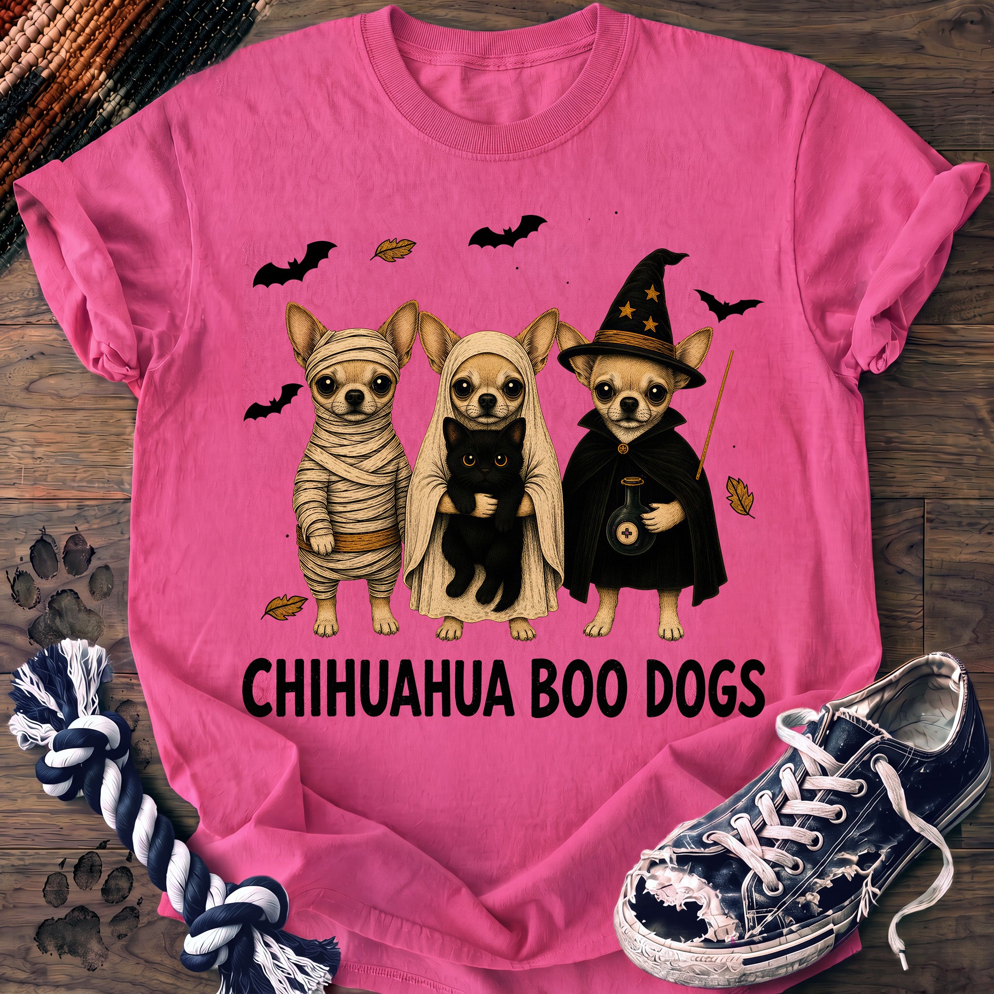 PAWSSION CLUB t-shirt in NeonPink color - SKU PC-0529