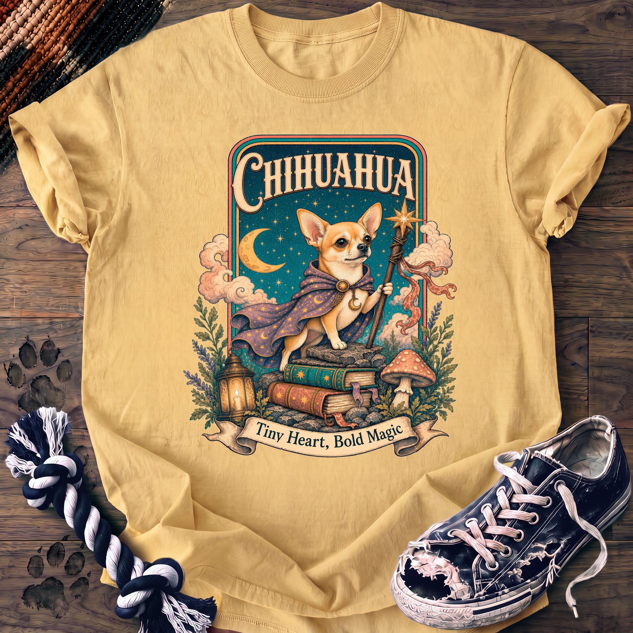 PAWSSION CLUB t-shirt in Butter color - SKU PC-0531