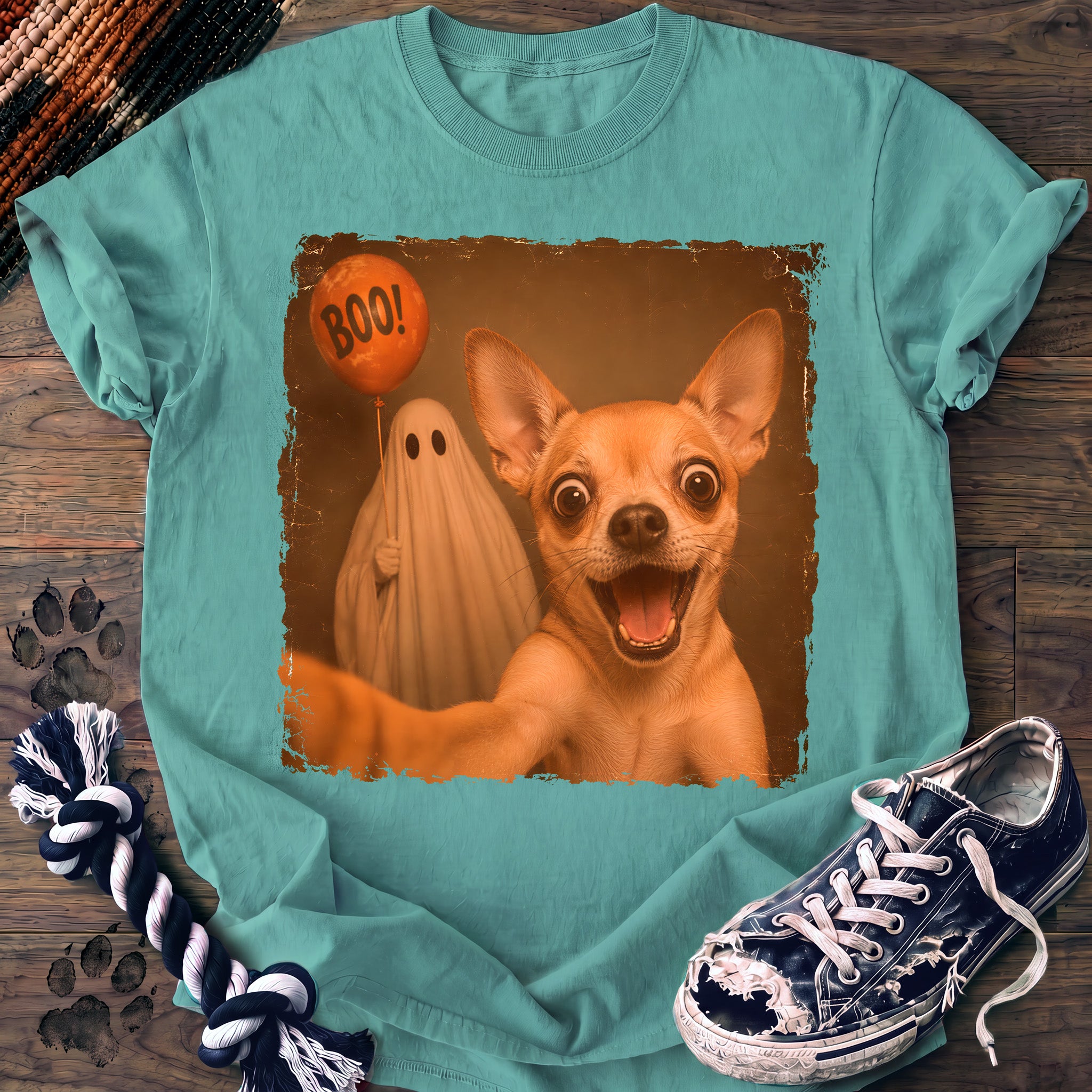 PAWSSION CLUB t-shirt in ChalkyMint color - SKU PC-0533