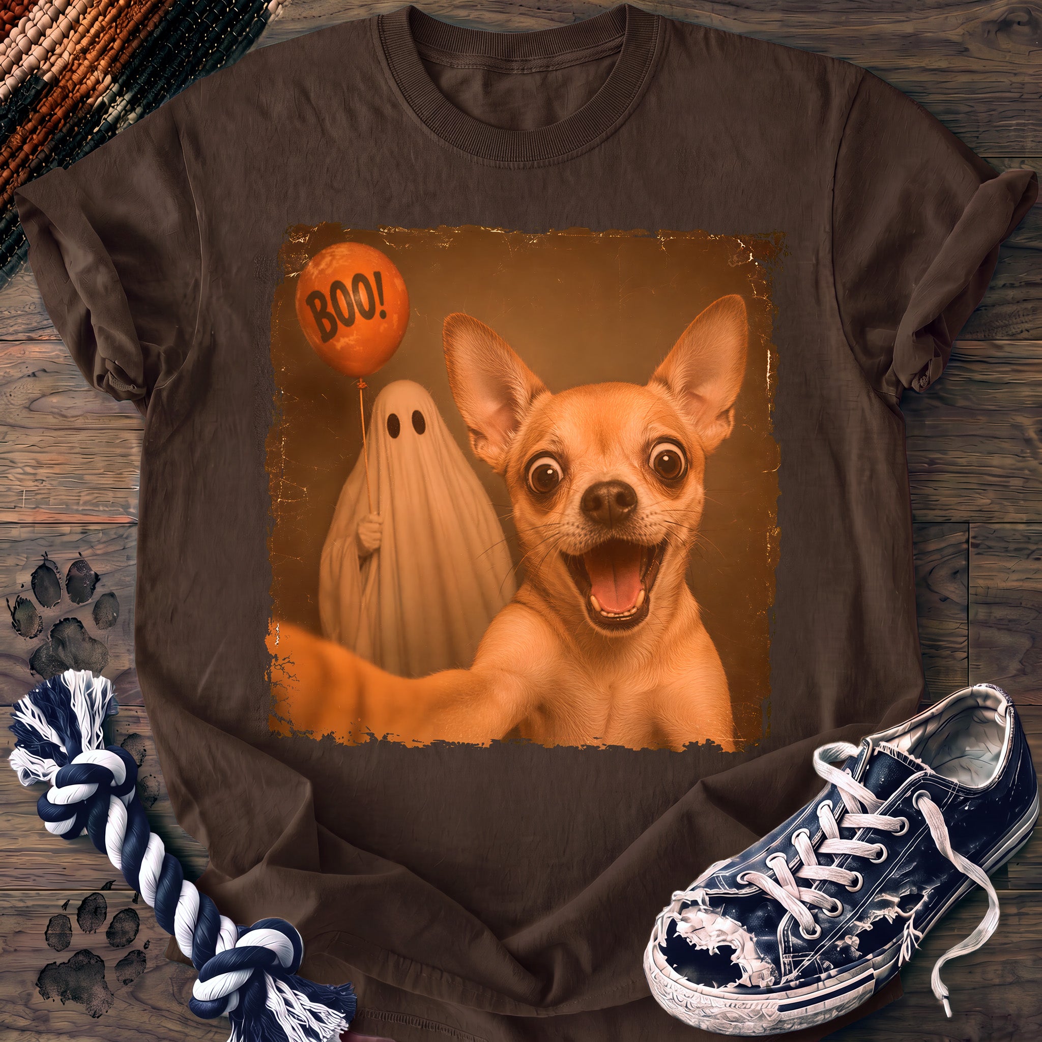 PAWSSION CLUB t-shirt in Espresso color - SKU PC-0533
