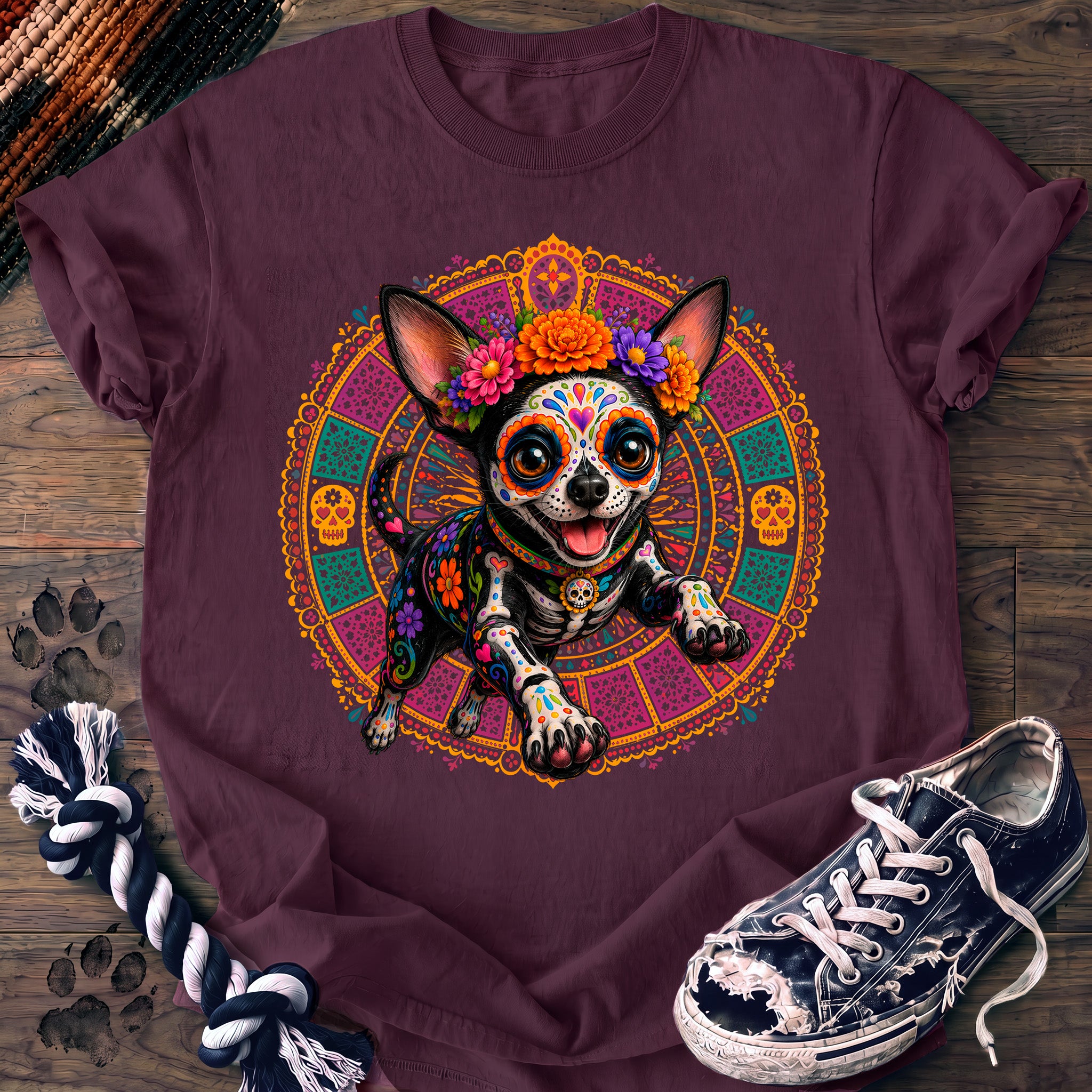 PAWSSION CLUB t-shirt in Berry color - SKU PC-0534