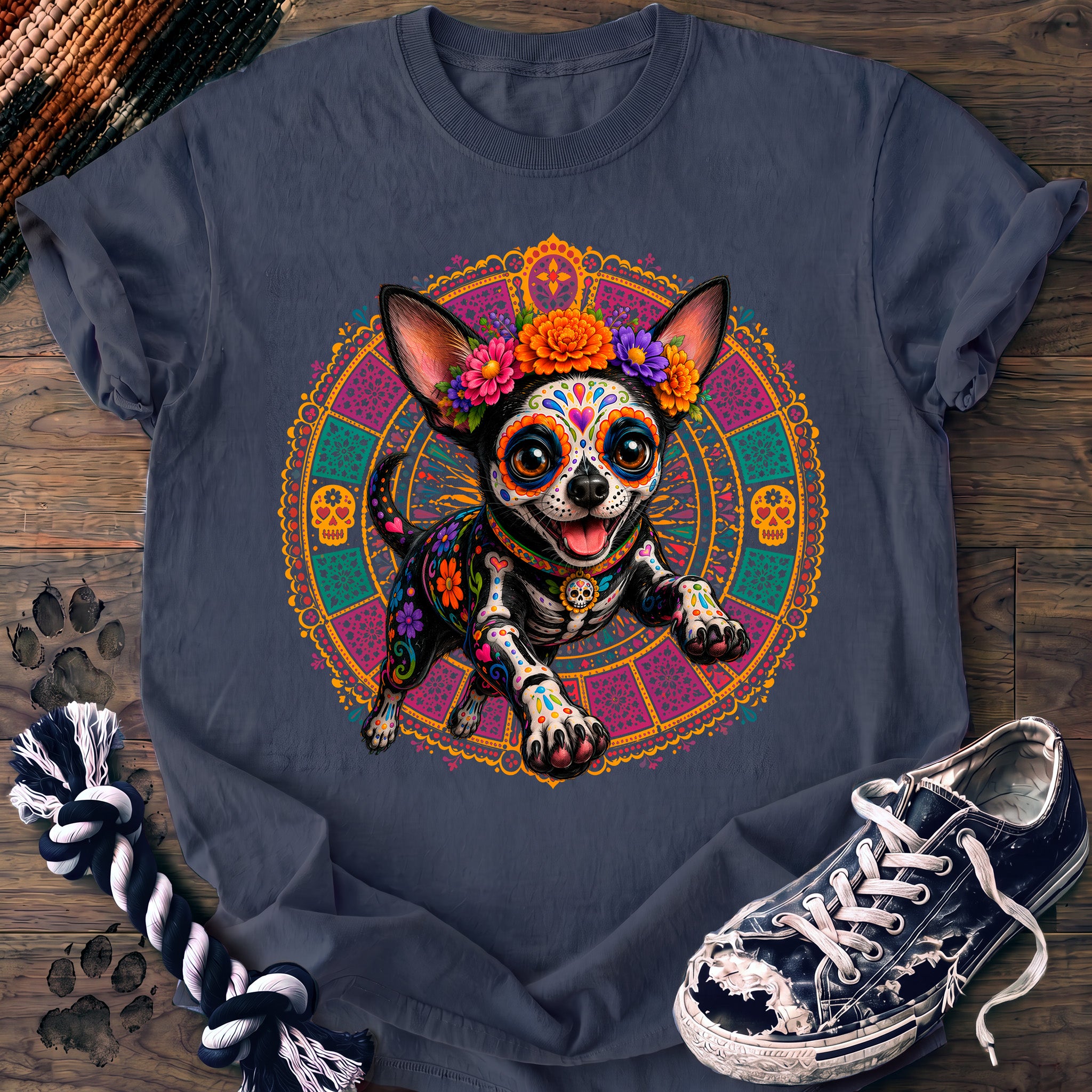 PAWSSION CLUB t-shirt in BlueJean color - SKU PC-0534