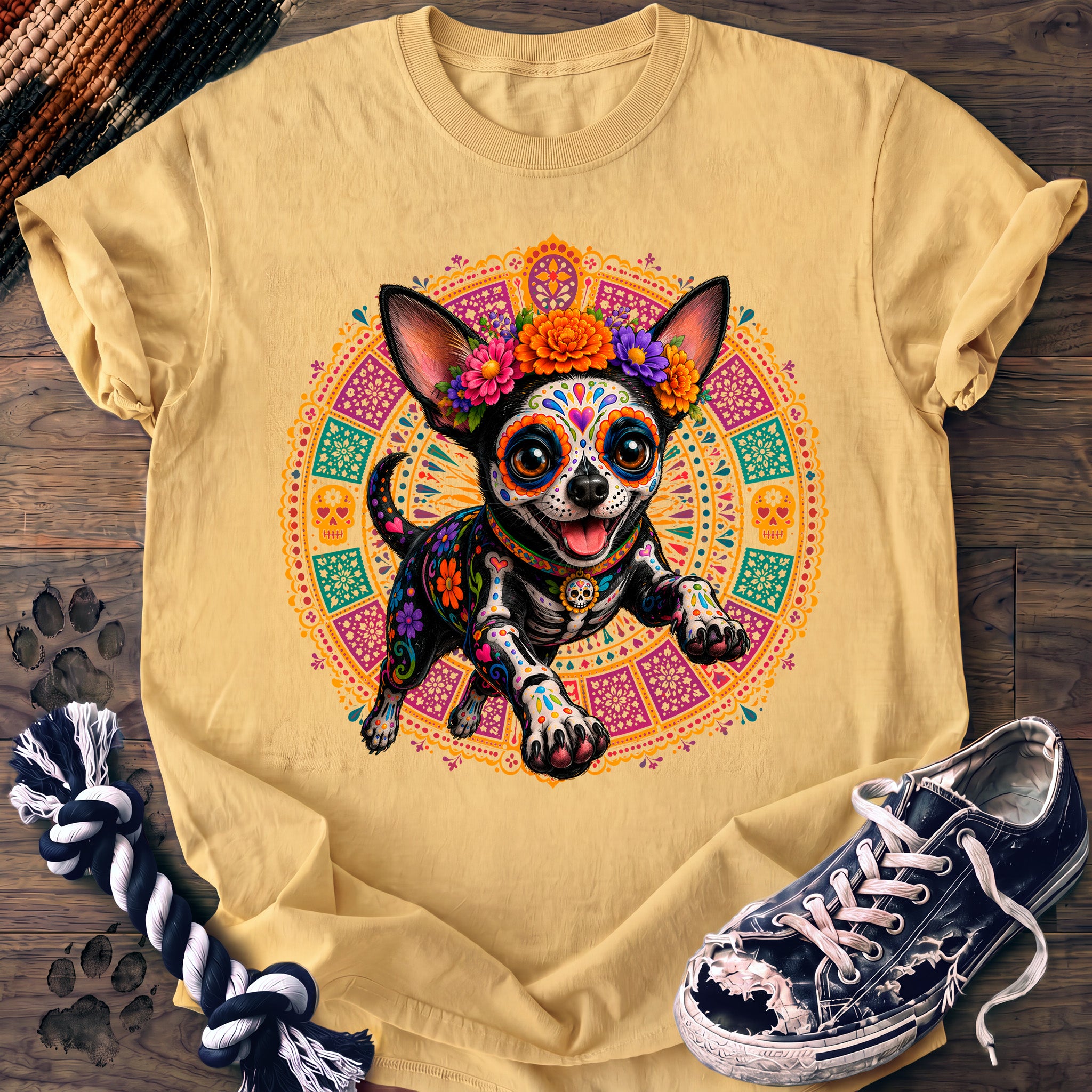 PAWSSION CLUB t-shirt in Butter color - SKU PC-0534