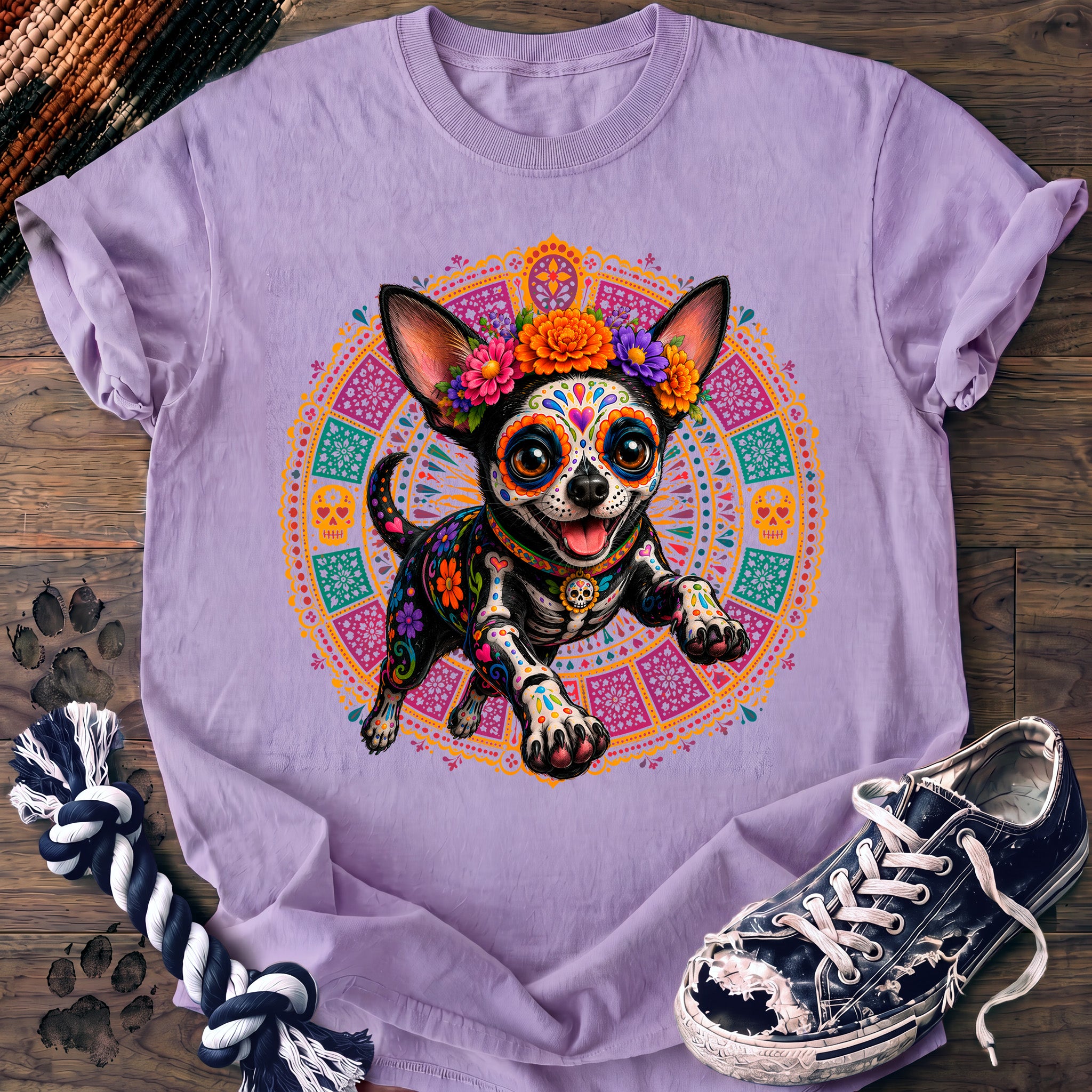PAWSSION CLUB t-shirt in Orchid color - SKU PC-0534