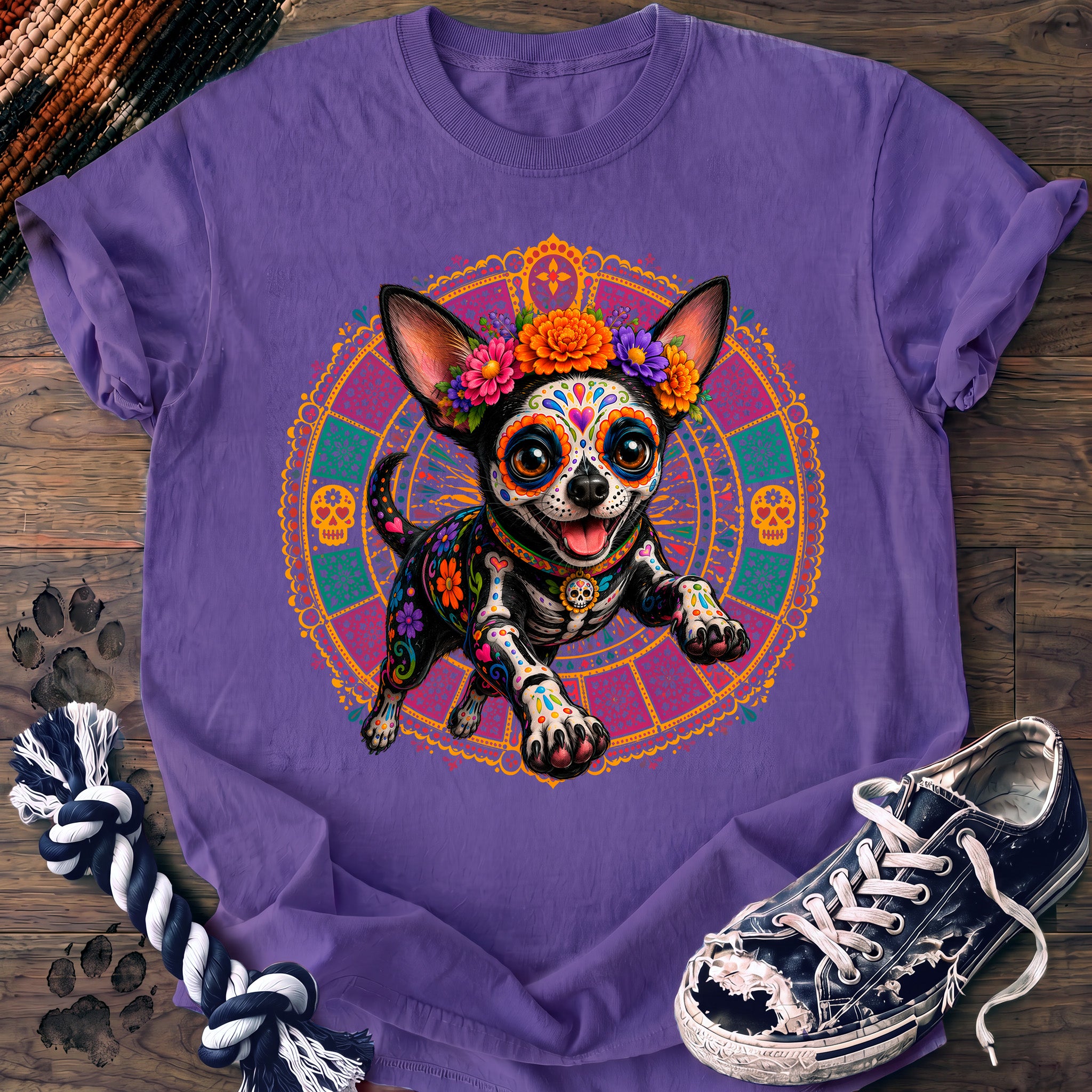 PAWSSION CLUB t-shirt in Violet color - SKU PC-0534