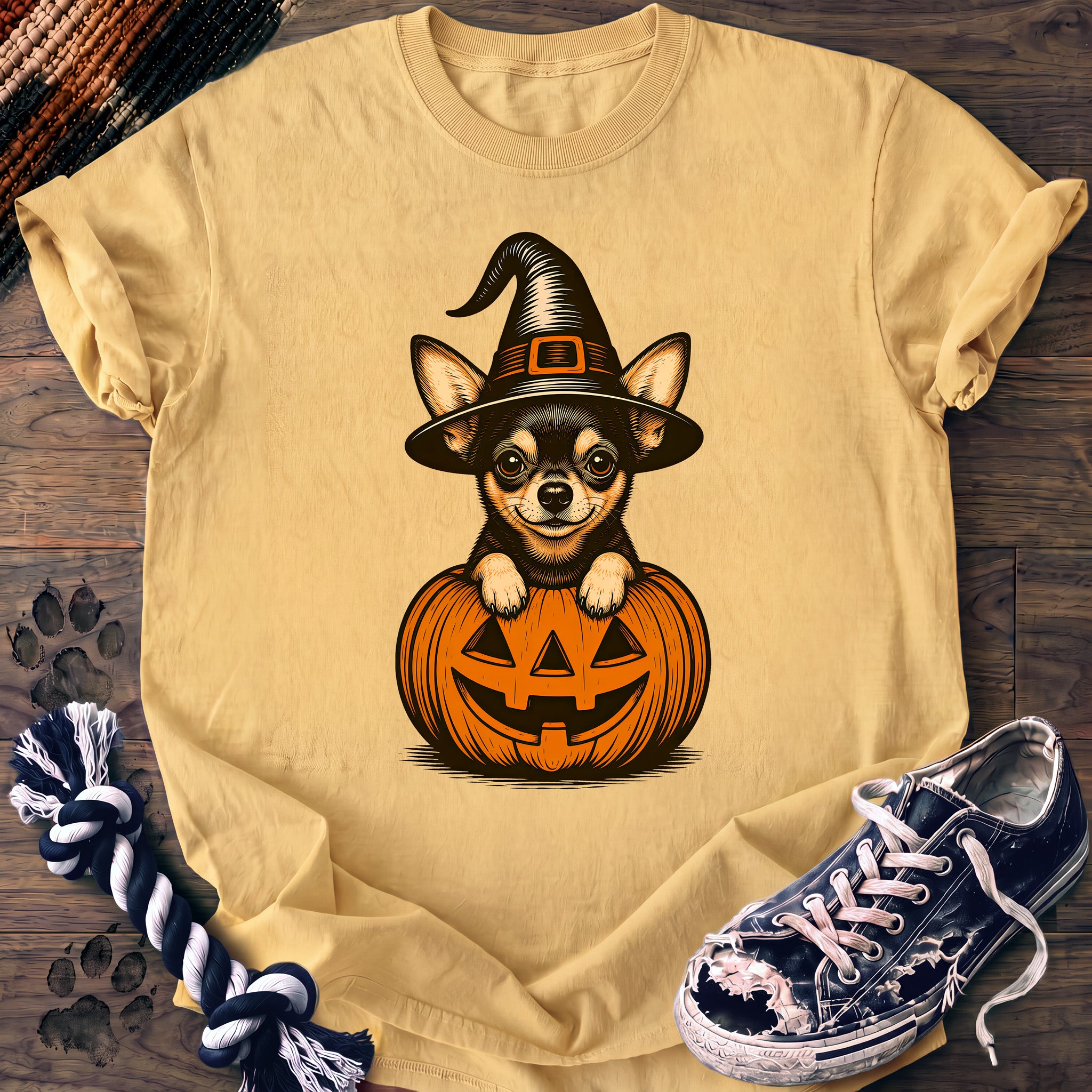 PAWSSION CLUB t-shirt in Butter color - SKU PC-0536