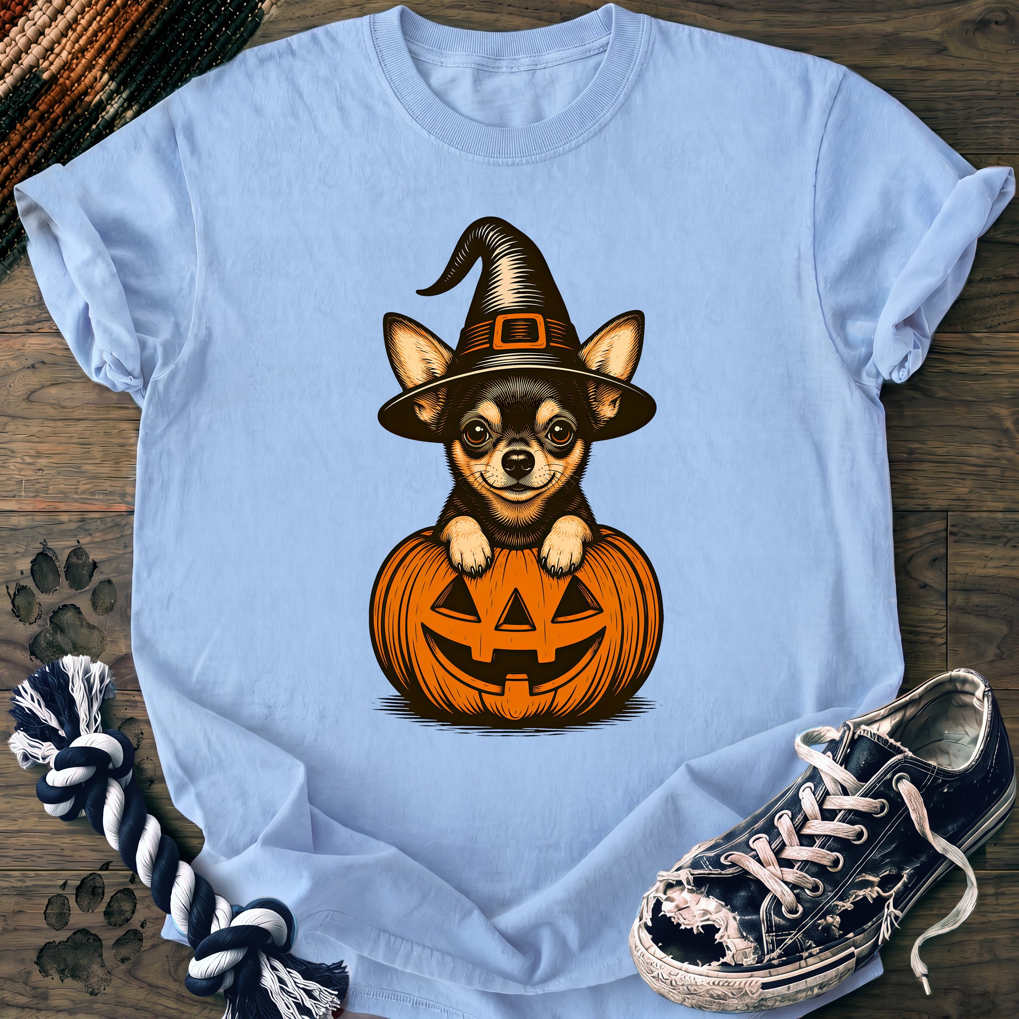 PAWSSION CLUB t-shirt in Chambray color - SKU PC-0536
