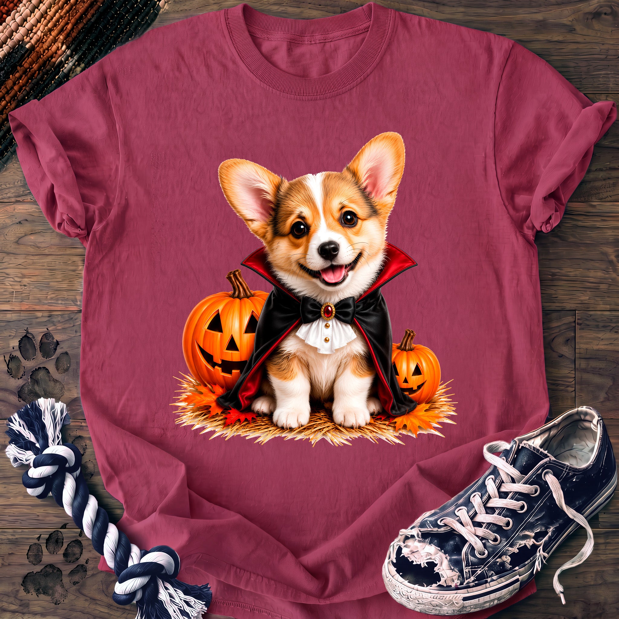 PAWSSION CLUB t-shirt in Crunchberry color - SKU PC-0540