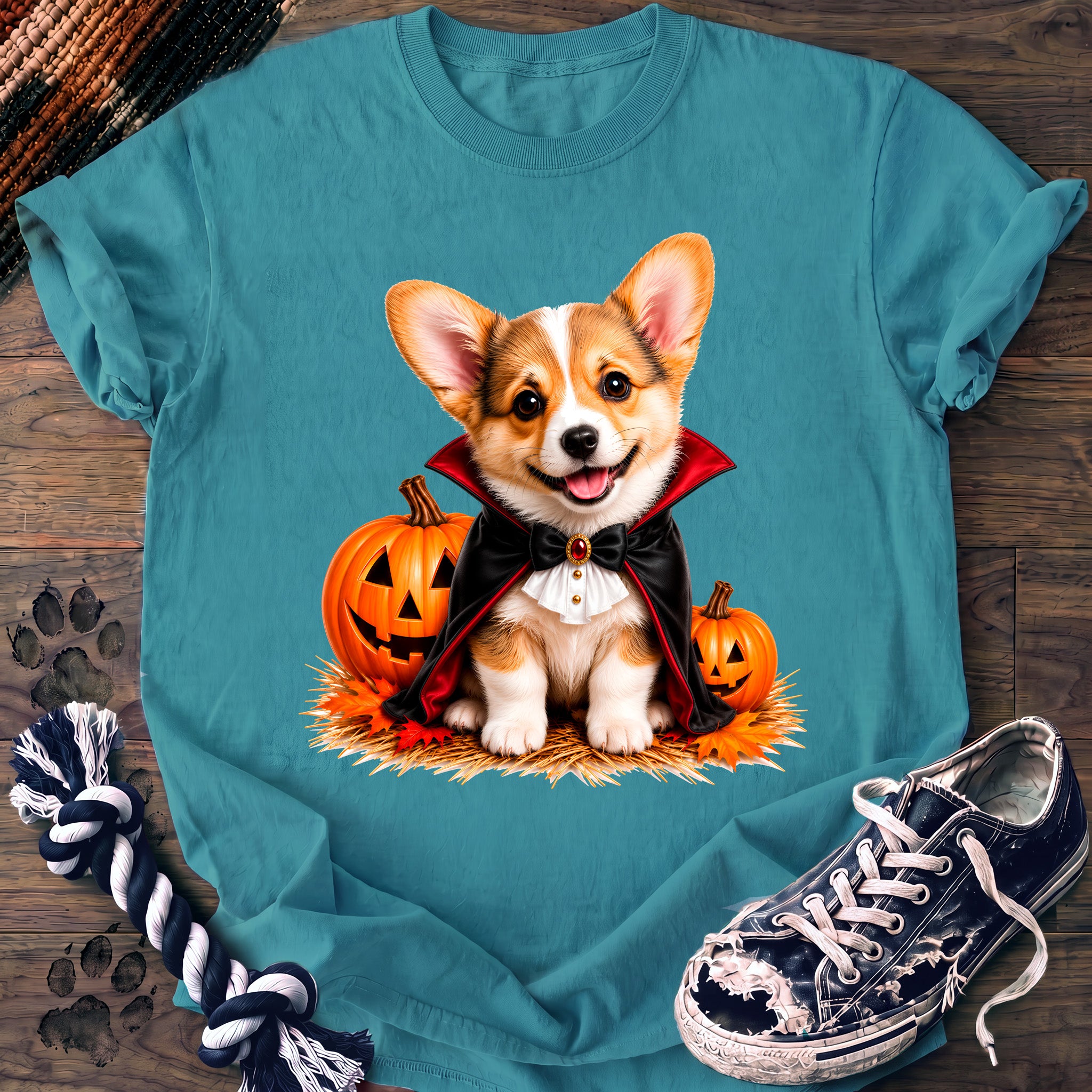 PAWSSION CLUB t-shirt in LagoonBlue color - SKU PC-0540