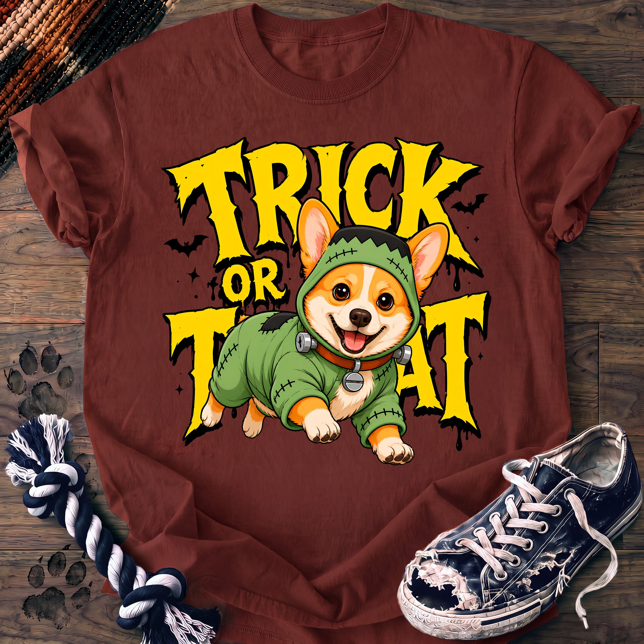 PAWSSION CLUB t-shirt in Brick color - SKU PC-0541