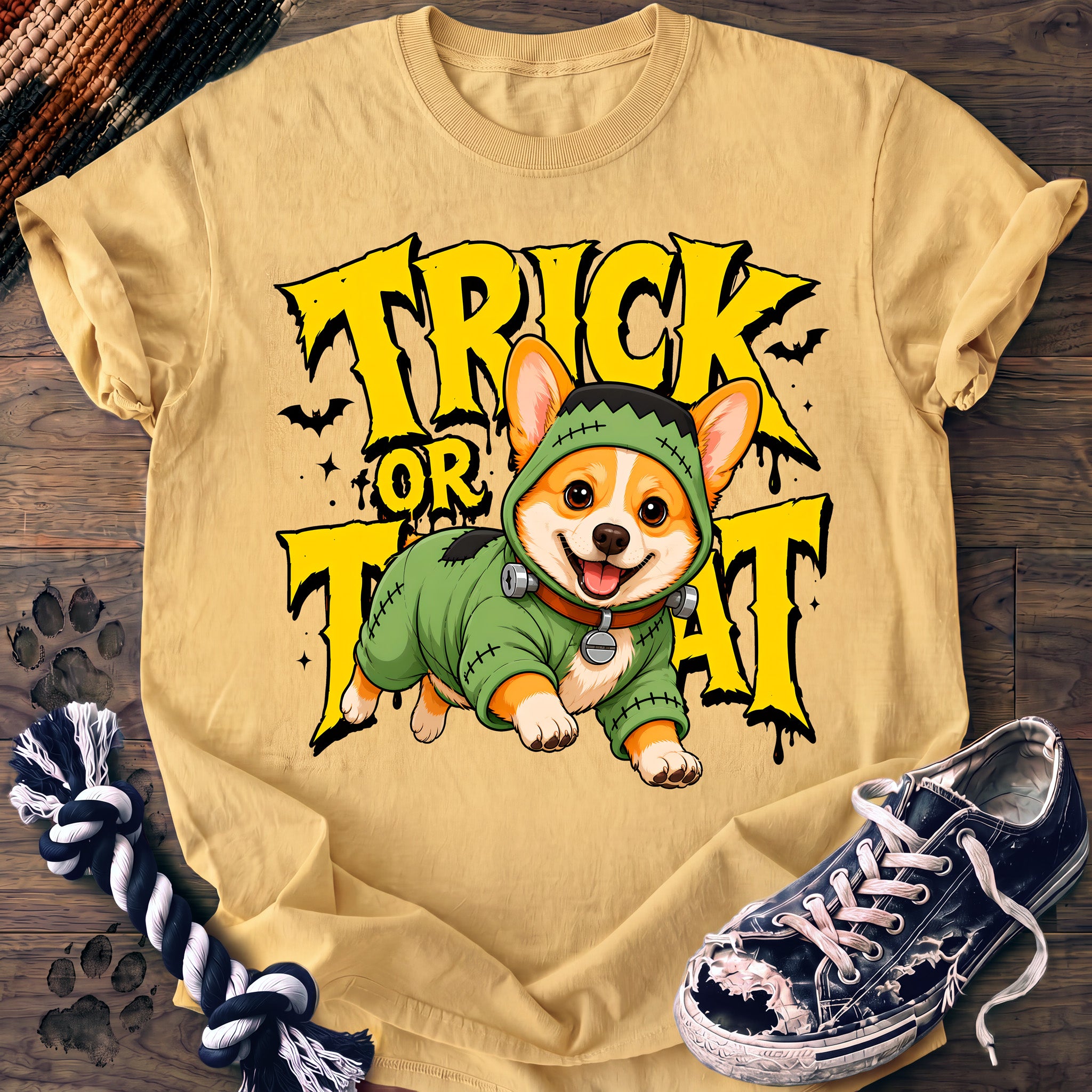 PAWSSION CLUB t-shirt in Butter color - SKU PC-0541