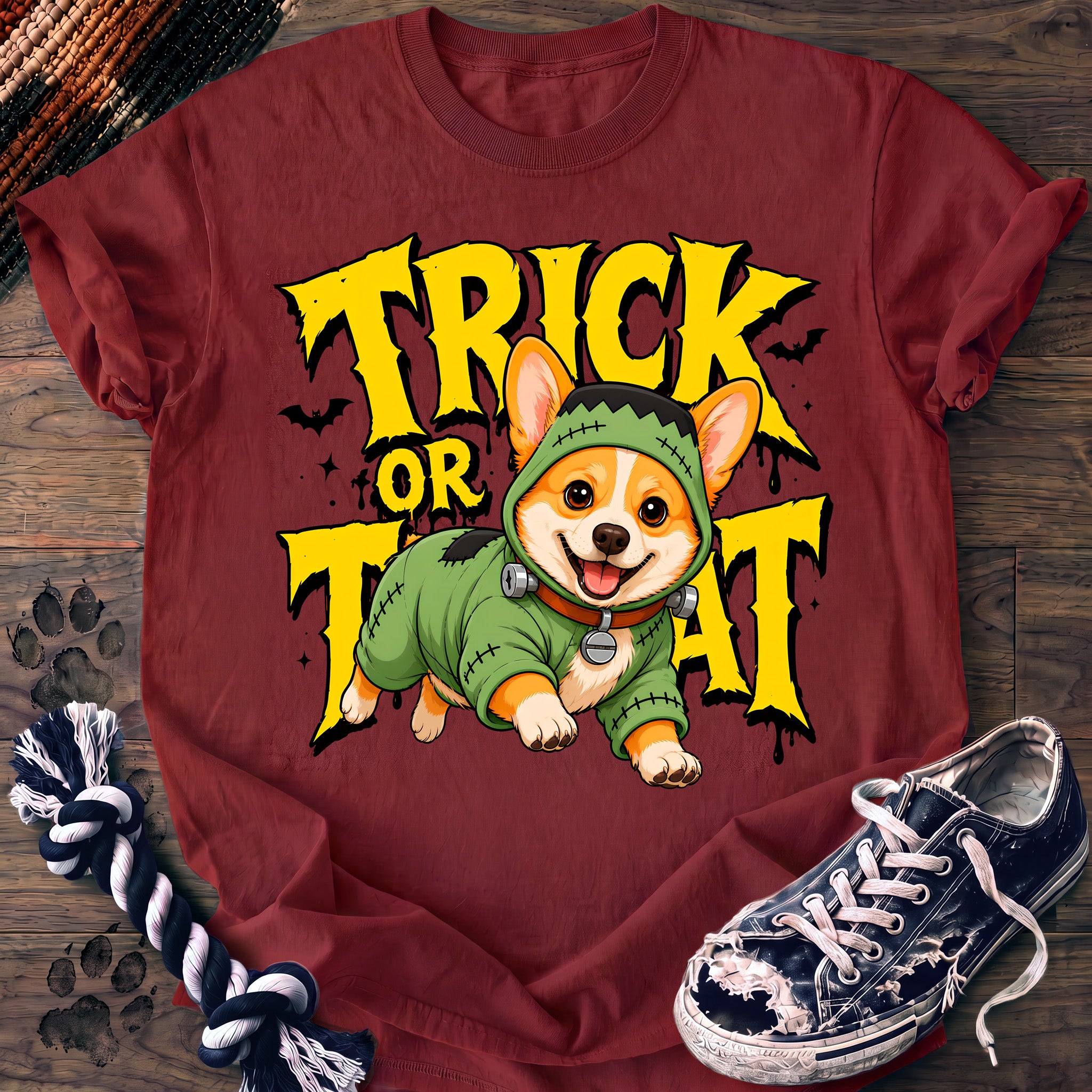 PAWSSION CLUB t-shirt in Chili color - SKU PC-0541