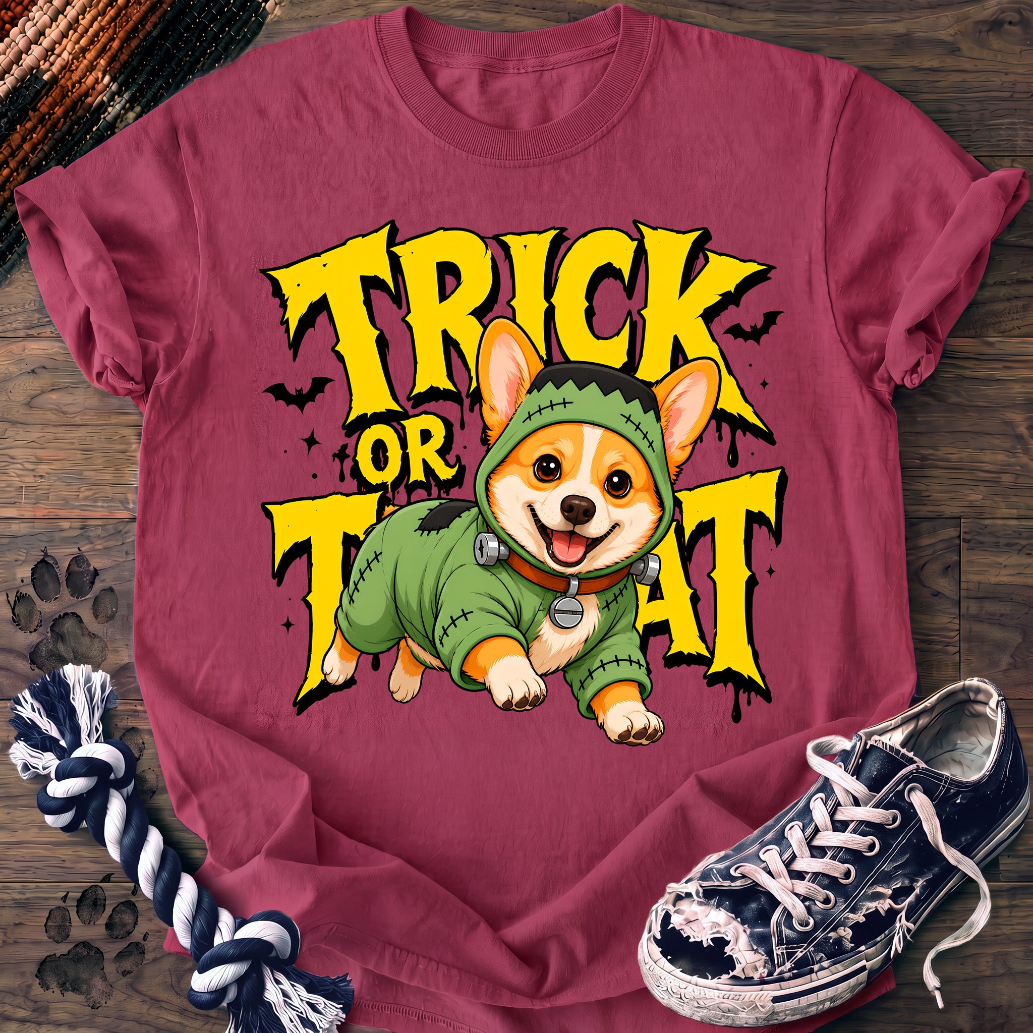 PAWSSION CLUB t-shirt in Crunchberry color - SKU PC-0541