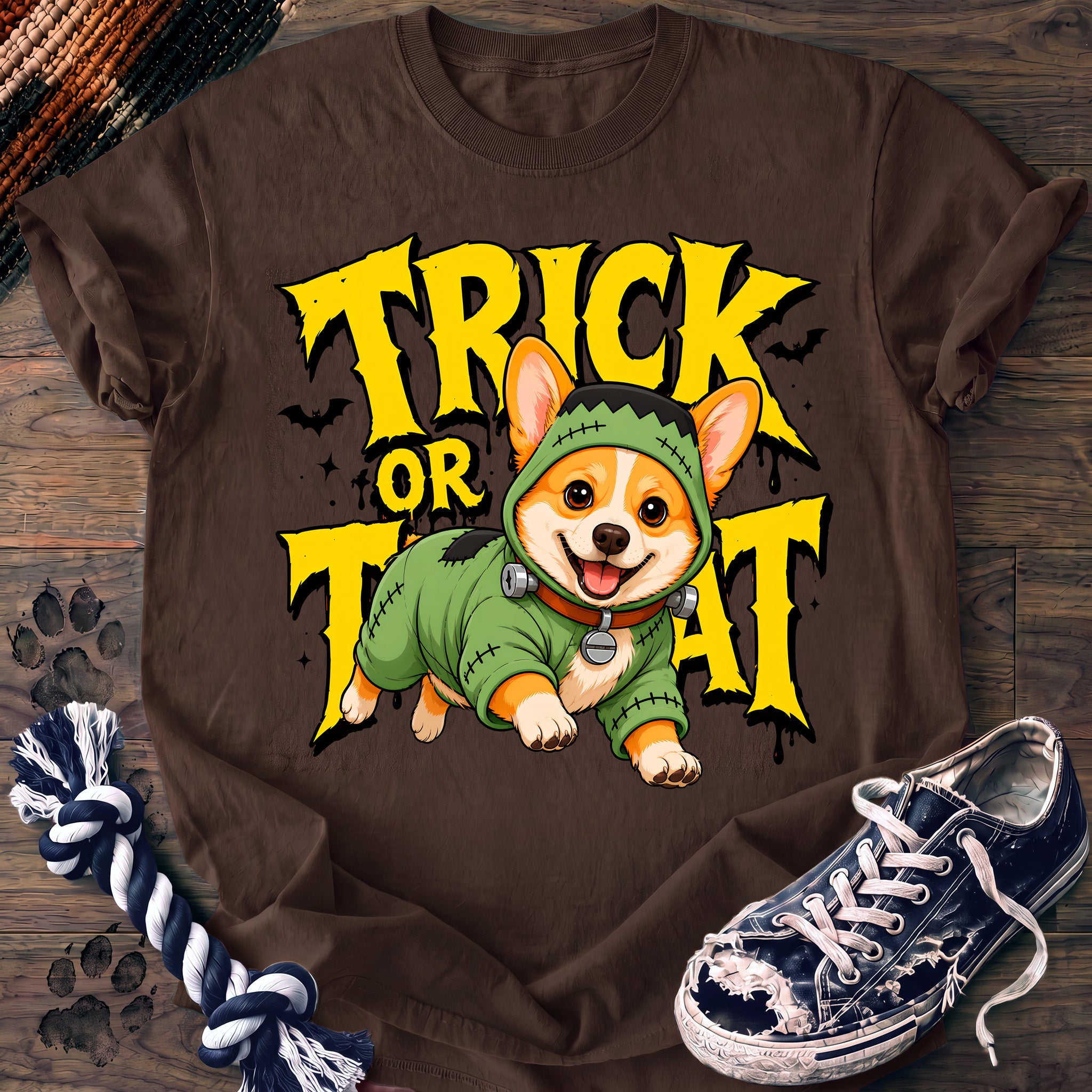 PAWSSION CLUB t-shirt in Espresso color - SKU PC-0541