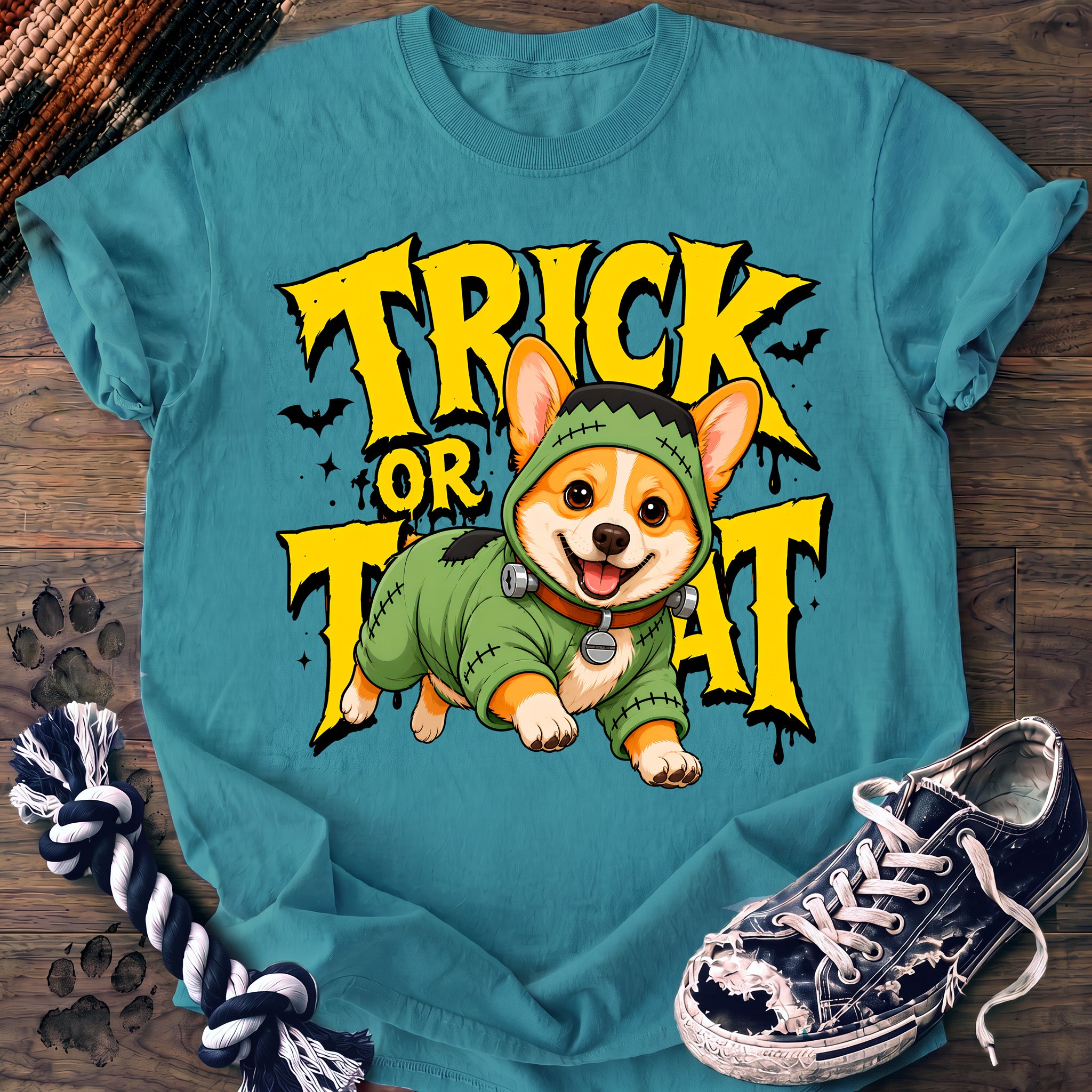 PAWSSION CLUB t-shirt in LagoonBlue color - SKU PC-0541