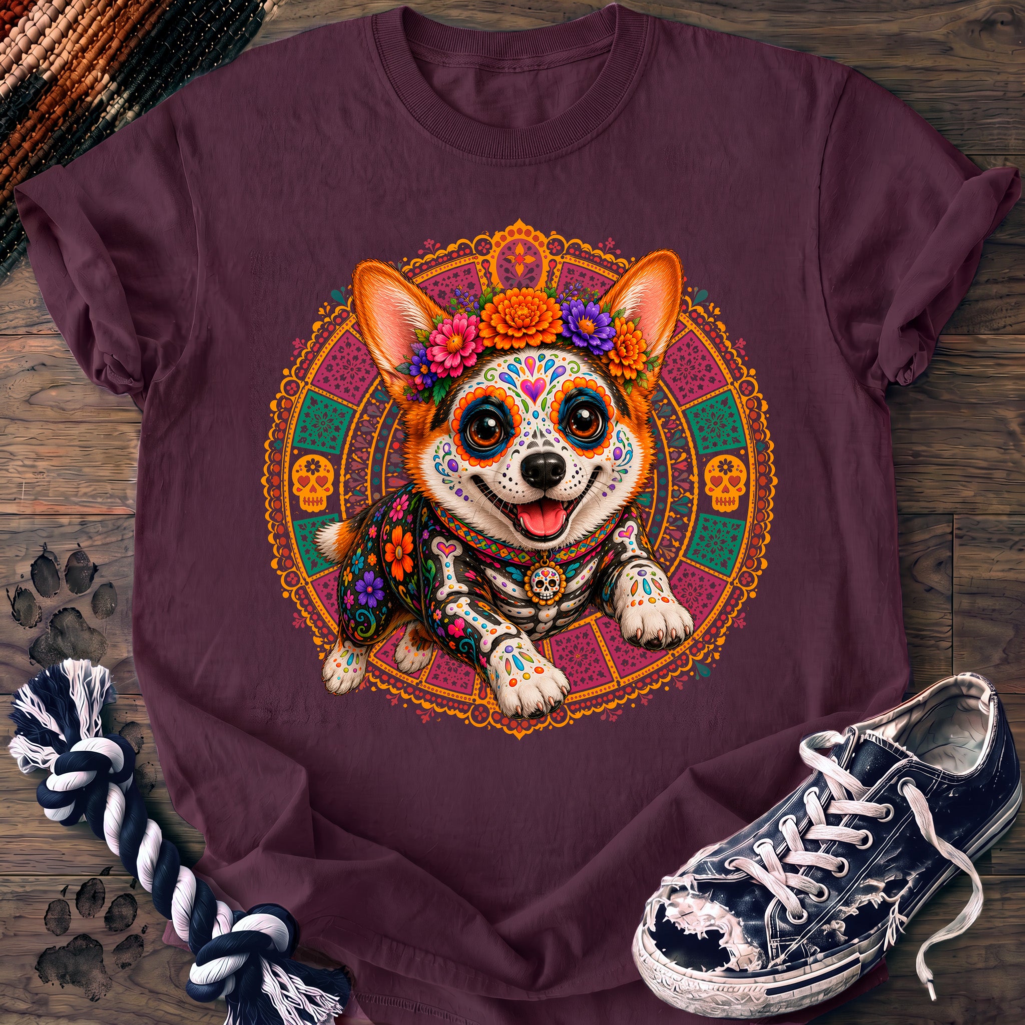 PAWSSION CLUB t-shirt in Berry color - SKU PC-0546