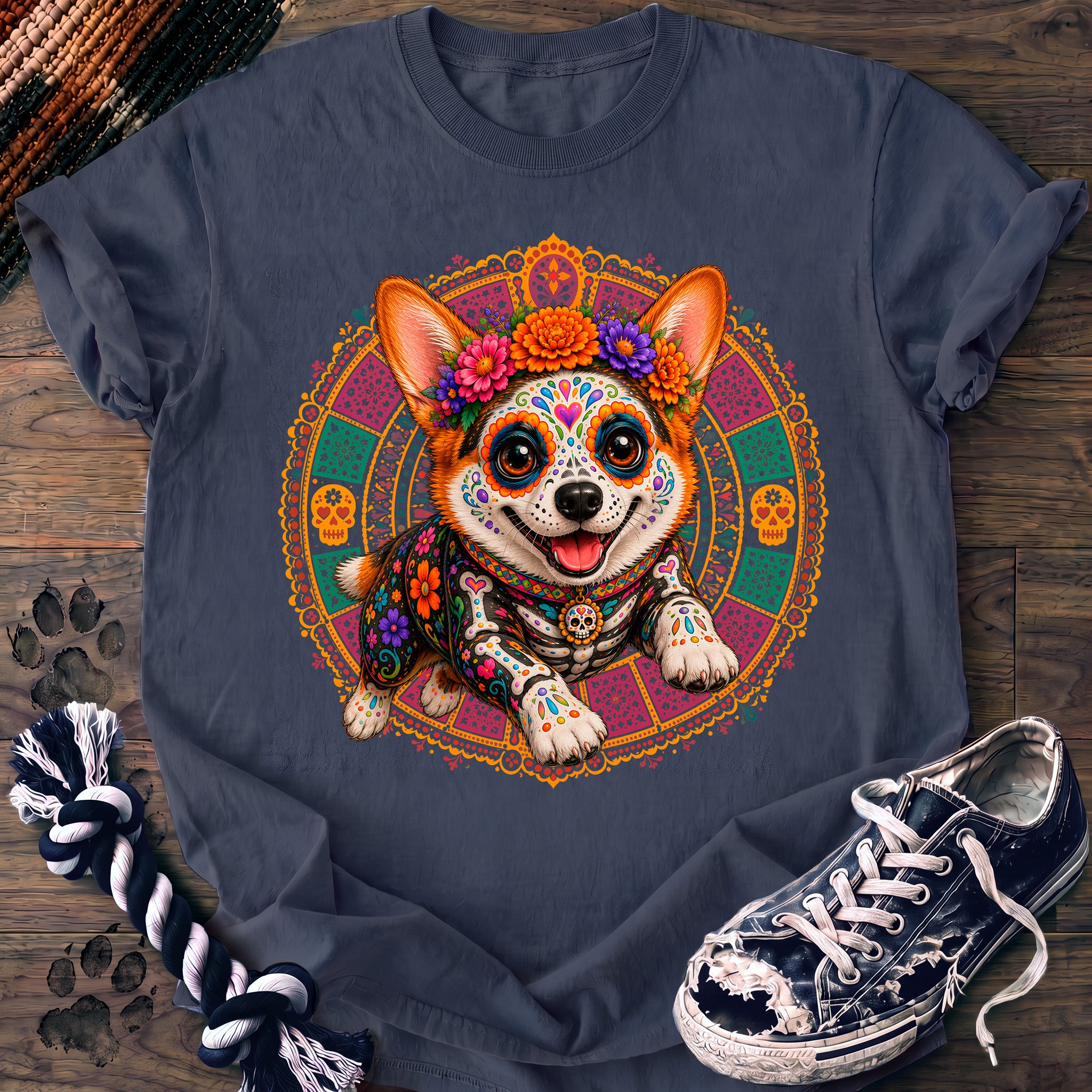 PAWSSION CLUB t-shirt in BlueJean color - SKU PC-0546