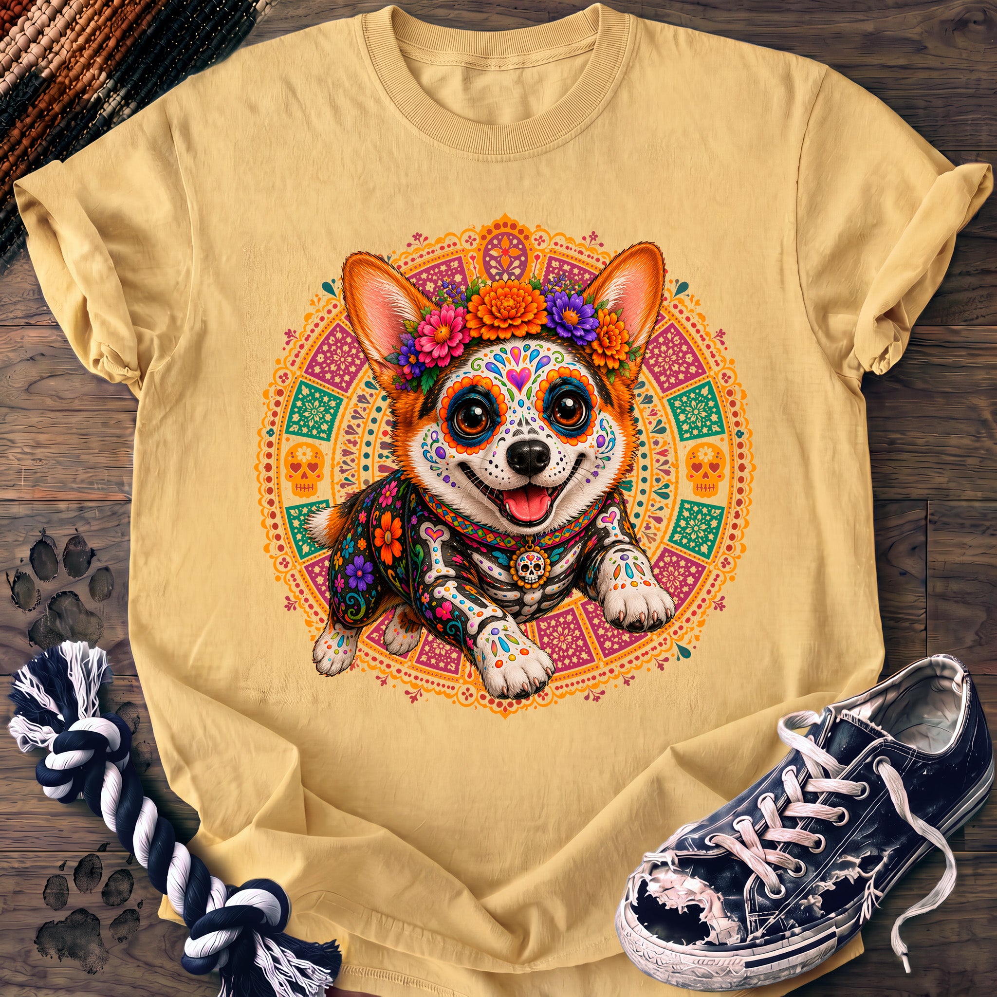 PAWSSION CLUB t-shirt in Butter color - SKU PC-0546